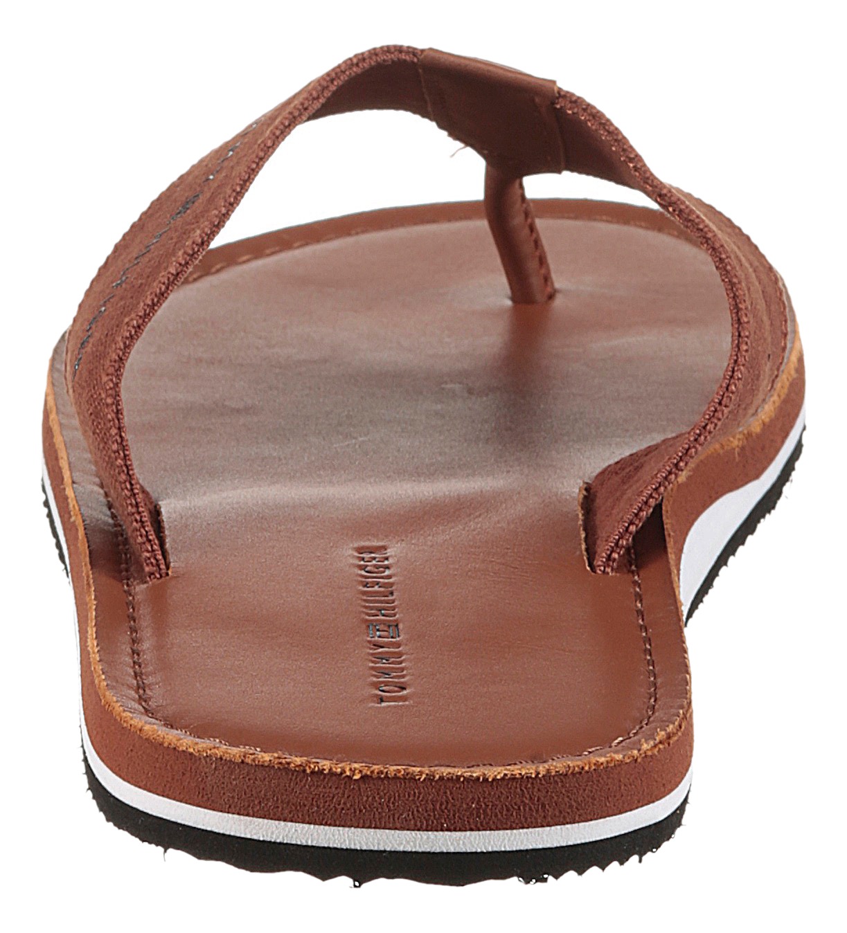 Tommy Hilfiger Zehentrenner "HILFIGER LEATHER BEACH SANDAL", Dianette, Somm günstig online kaufen