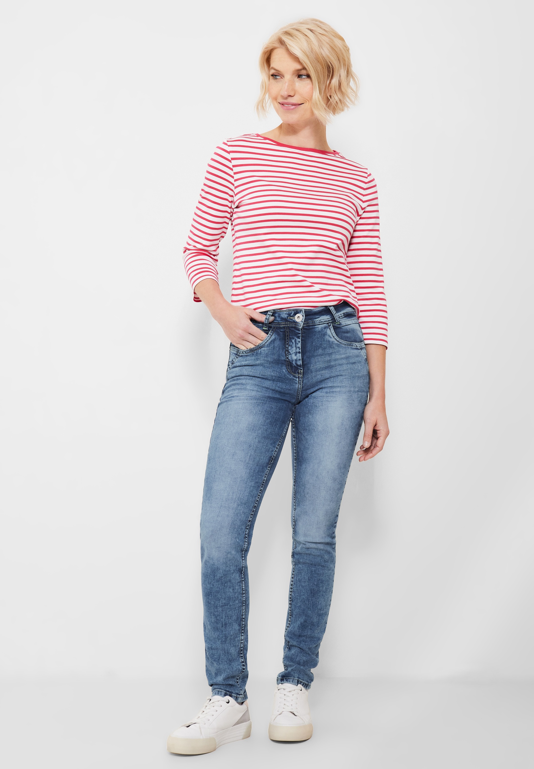 Cecil Slim-fit-Jeans, 5-Pocket-Style