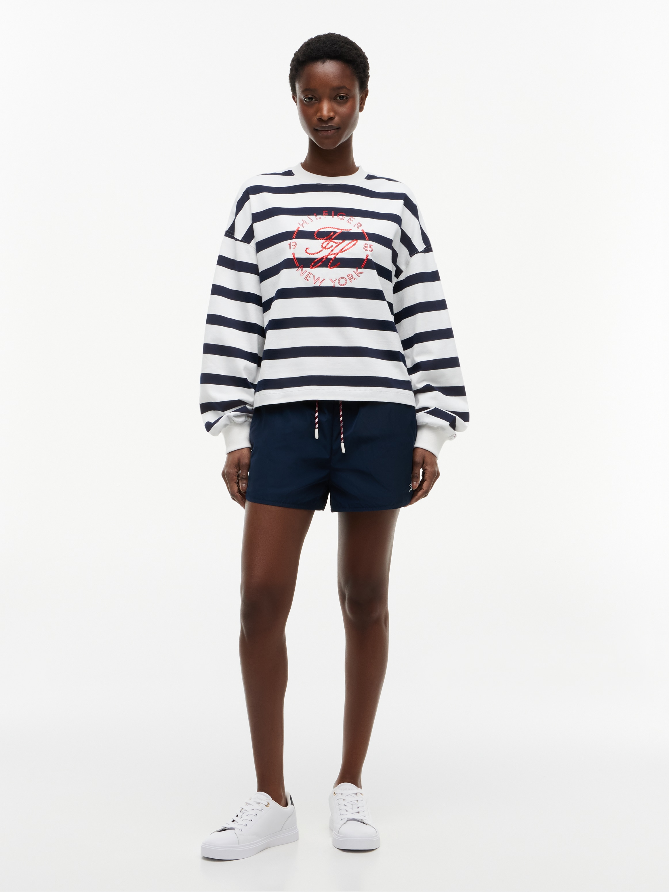 Tommy Hilfiger Sweatshirt »TH Relaxed Fit Rundhals-Sweatshirt«, Baumwolle, relaxed fit
