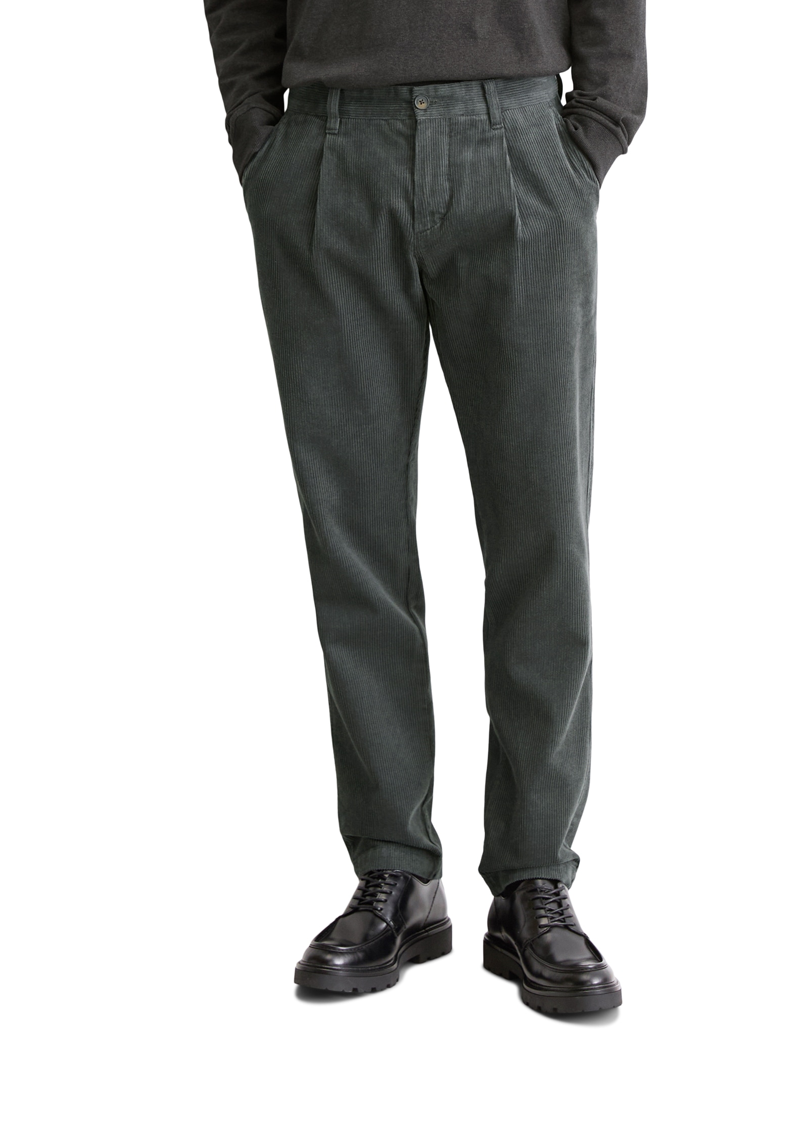 Marc OPolo Cordhose "Osby Pleats", tapered fit, aus reiner Bio-Baumwolle günstig online kaufen