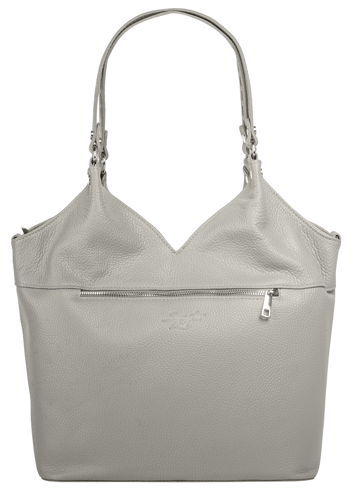 Thumbnail - Samantha Look Shopper echt Leder, Made in Italy