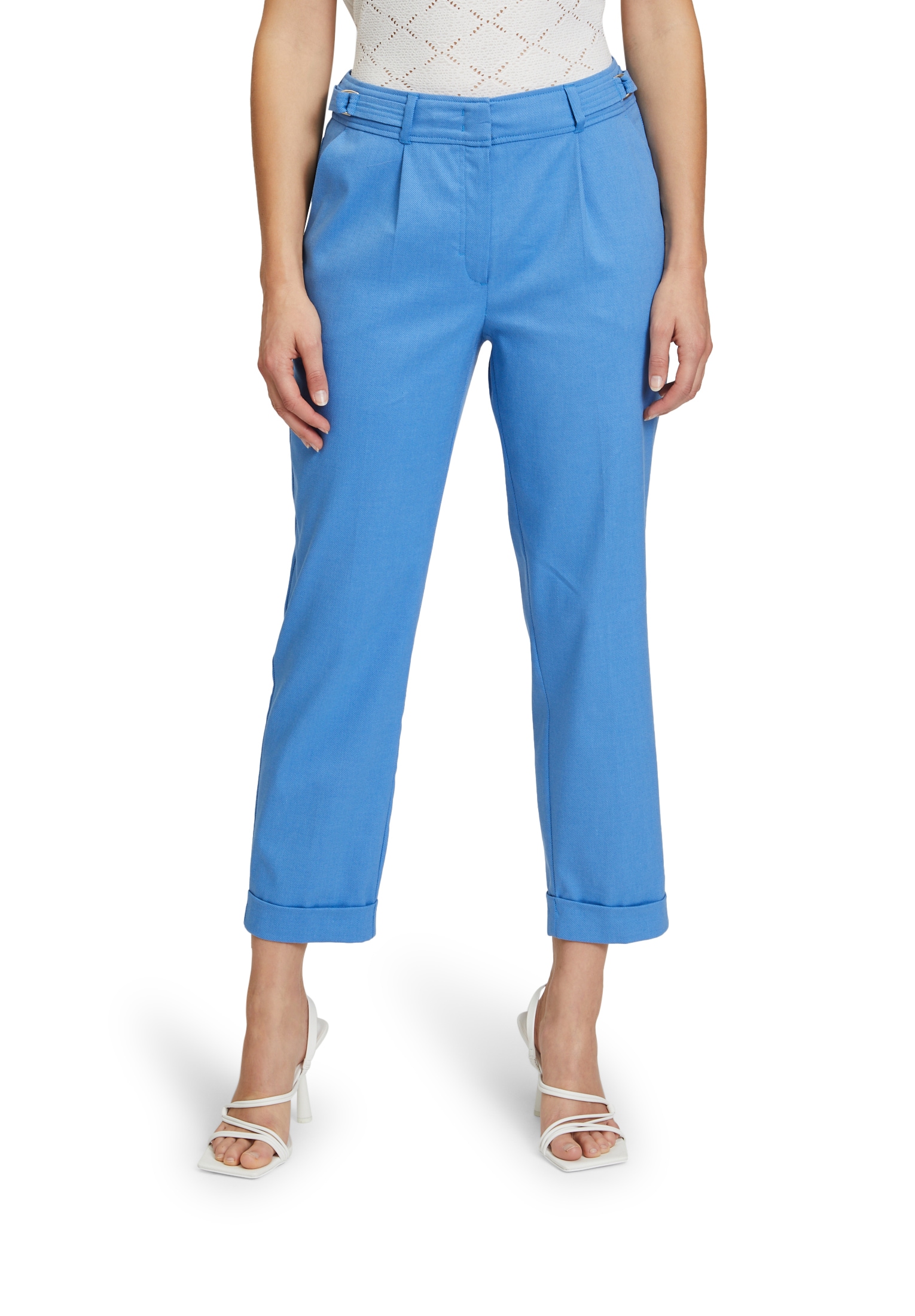 Betty&Co Anzughose "Betty & Co Damen Anzughose mit Bügelfalte", Bunddetail günstig online kaufen