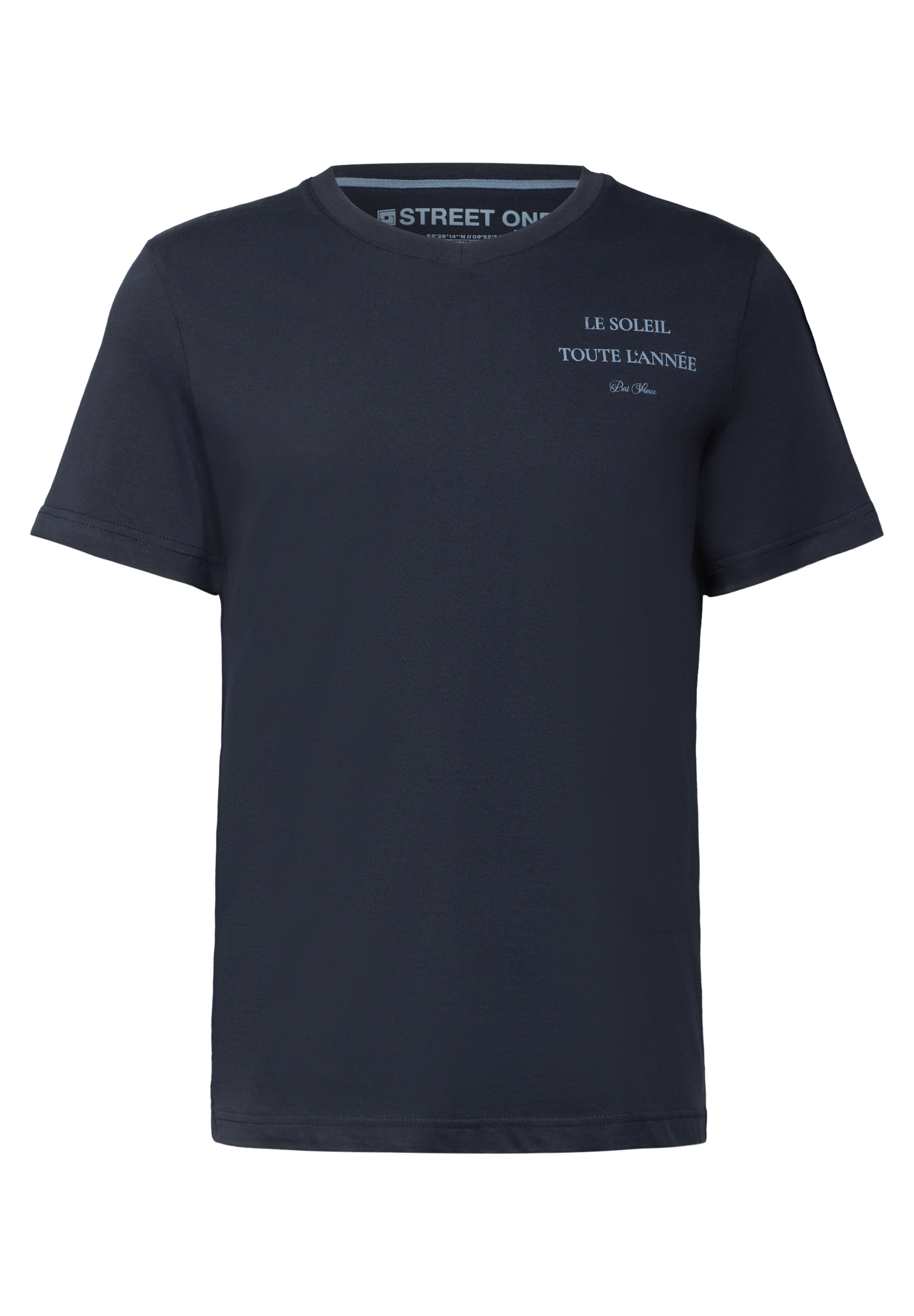 STREET ONE MEN T-Shirt, mit Wording-Print