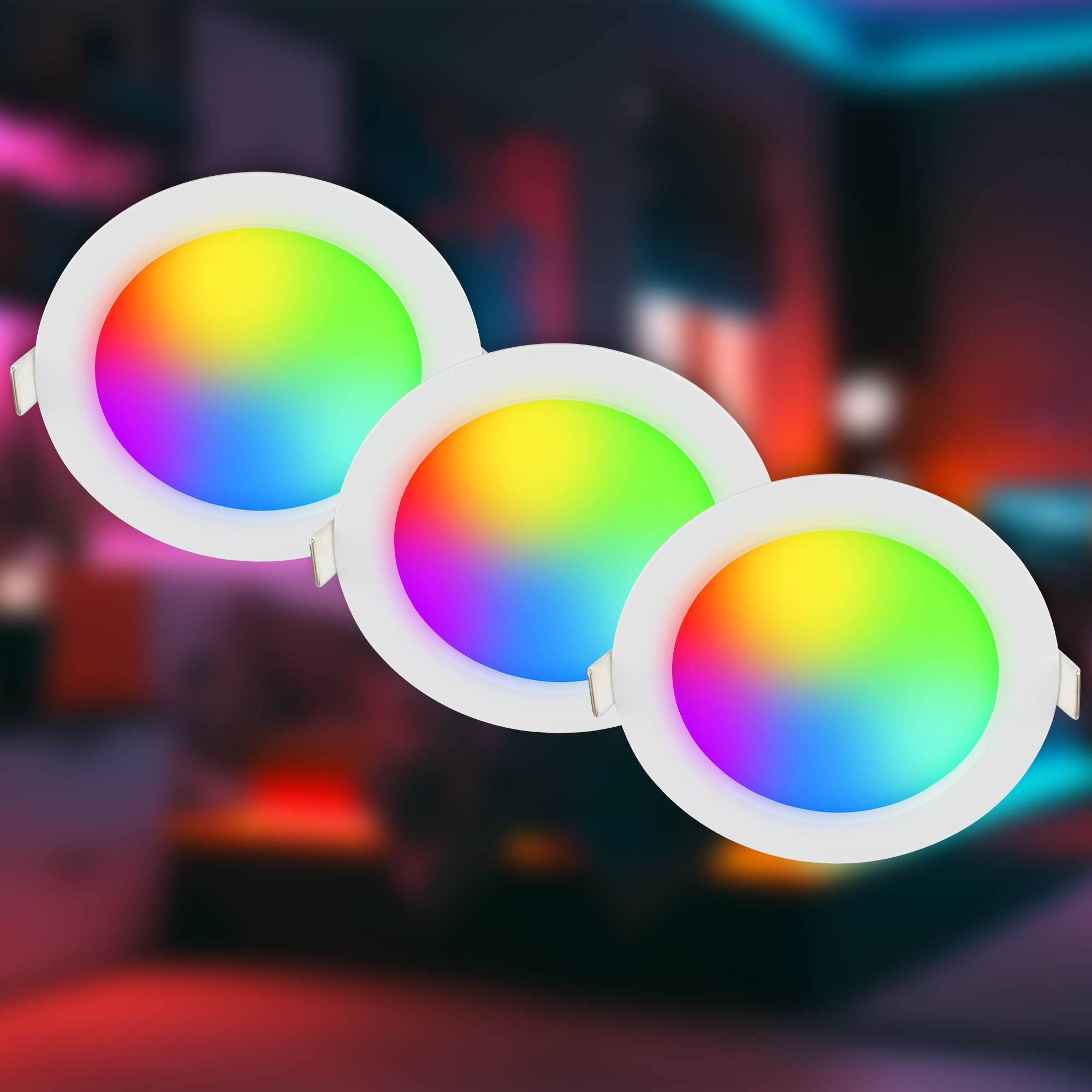 Briloner Leuchten LED Einbauleuchte »FUNGO COLOR 3945036«