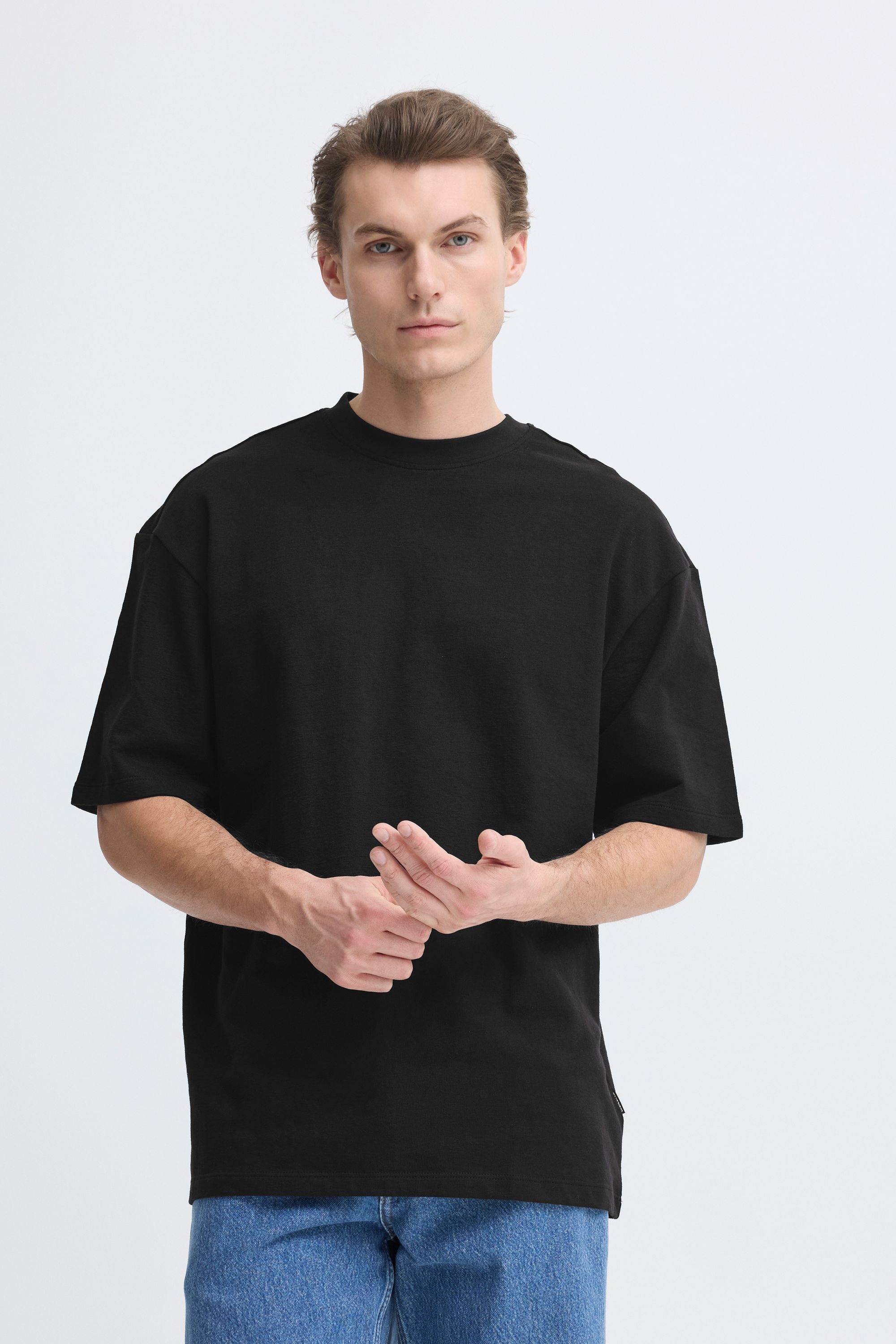 Blend Rundhalsshirt "BHKaiser" Klassisches T-Shirt mit Rundhalsausschnitt günstig online kaufen