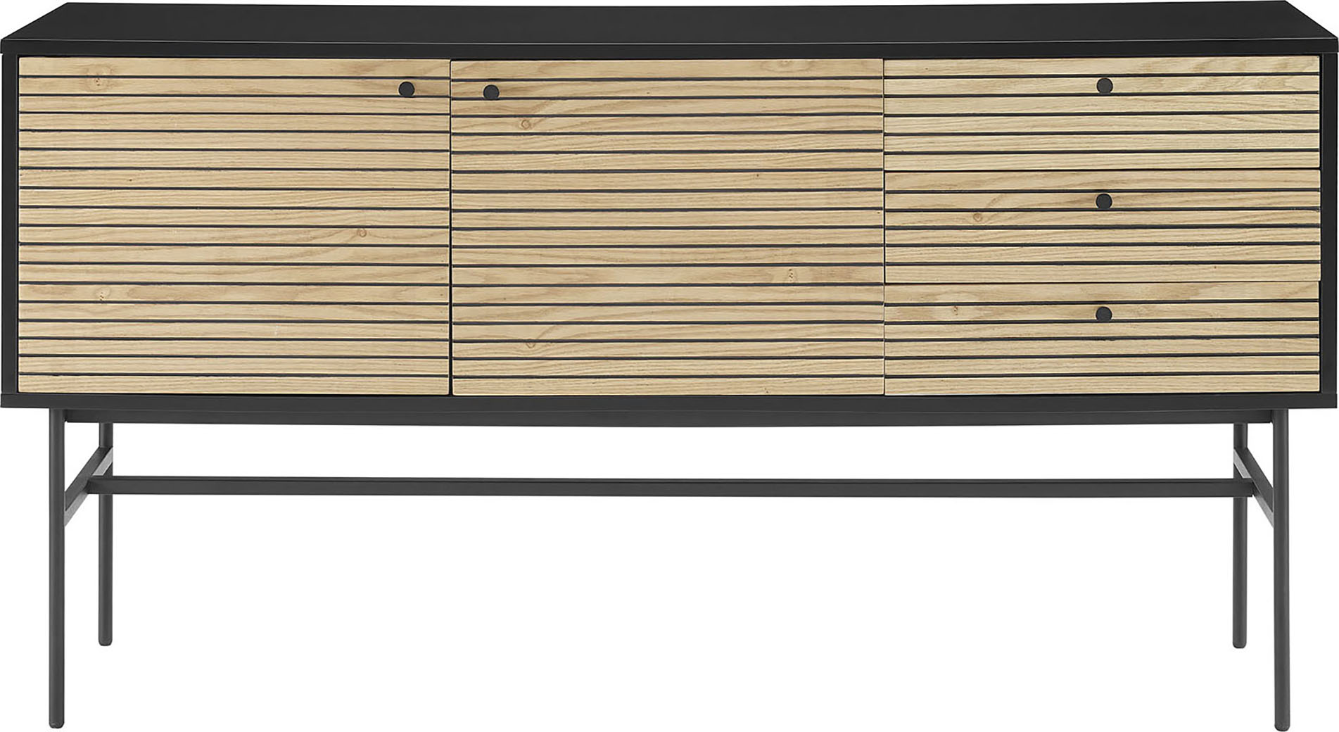 SalesFever Sideboard "Torsby Chic Kommode für moderne Wohnwelten" Scandi De günstig online kaufen