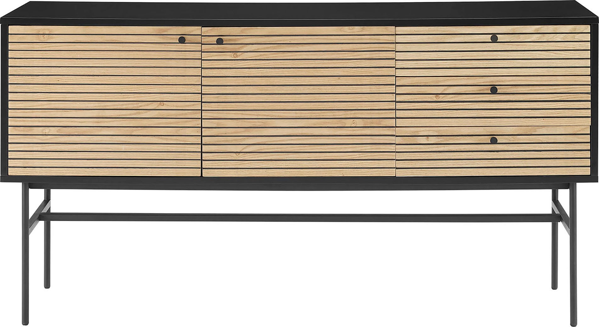 SalesFever Sideboard "Torsby Chic Sideboard für moderne Wohnwelten", Scandi günstig online kaufen