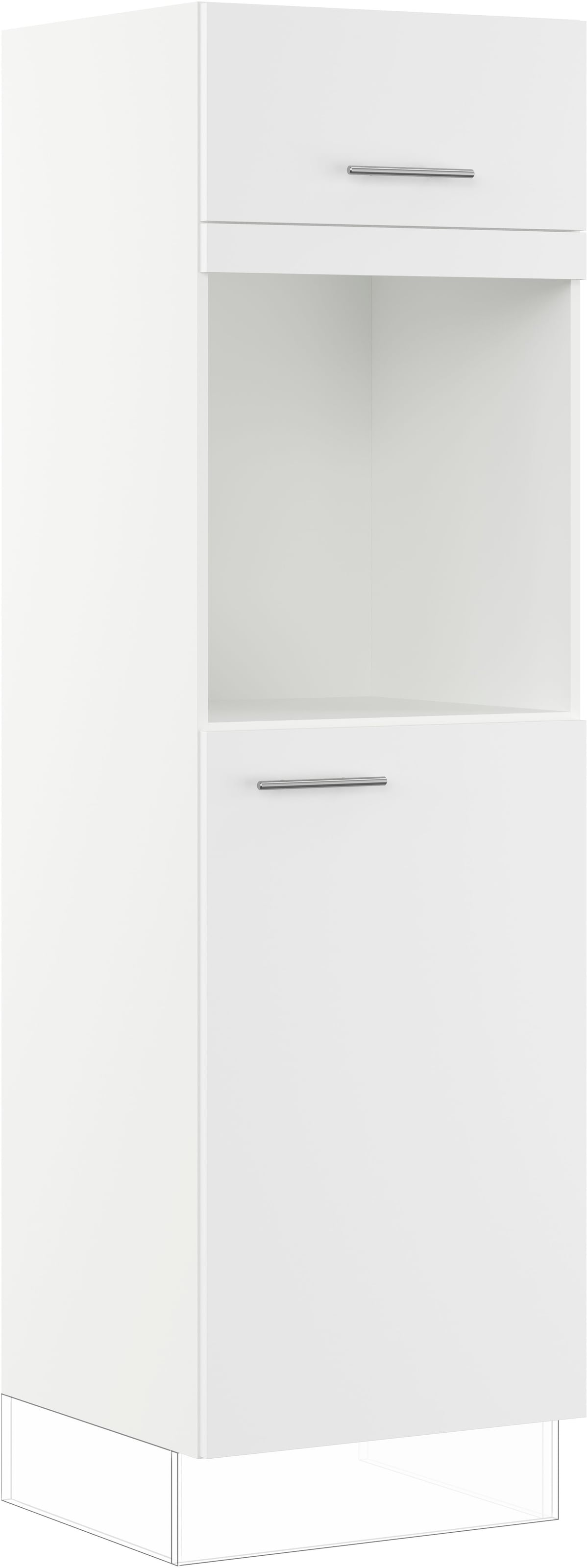 IMPULS KÜCHEN Backofen/Kühlumbauschrank ""Valencia & Tirana", Breite/Höhe: 60/190,7 cm" vormontiert, mit Klapptür, mit Drehtür