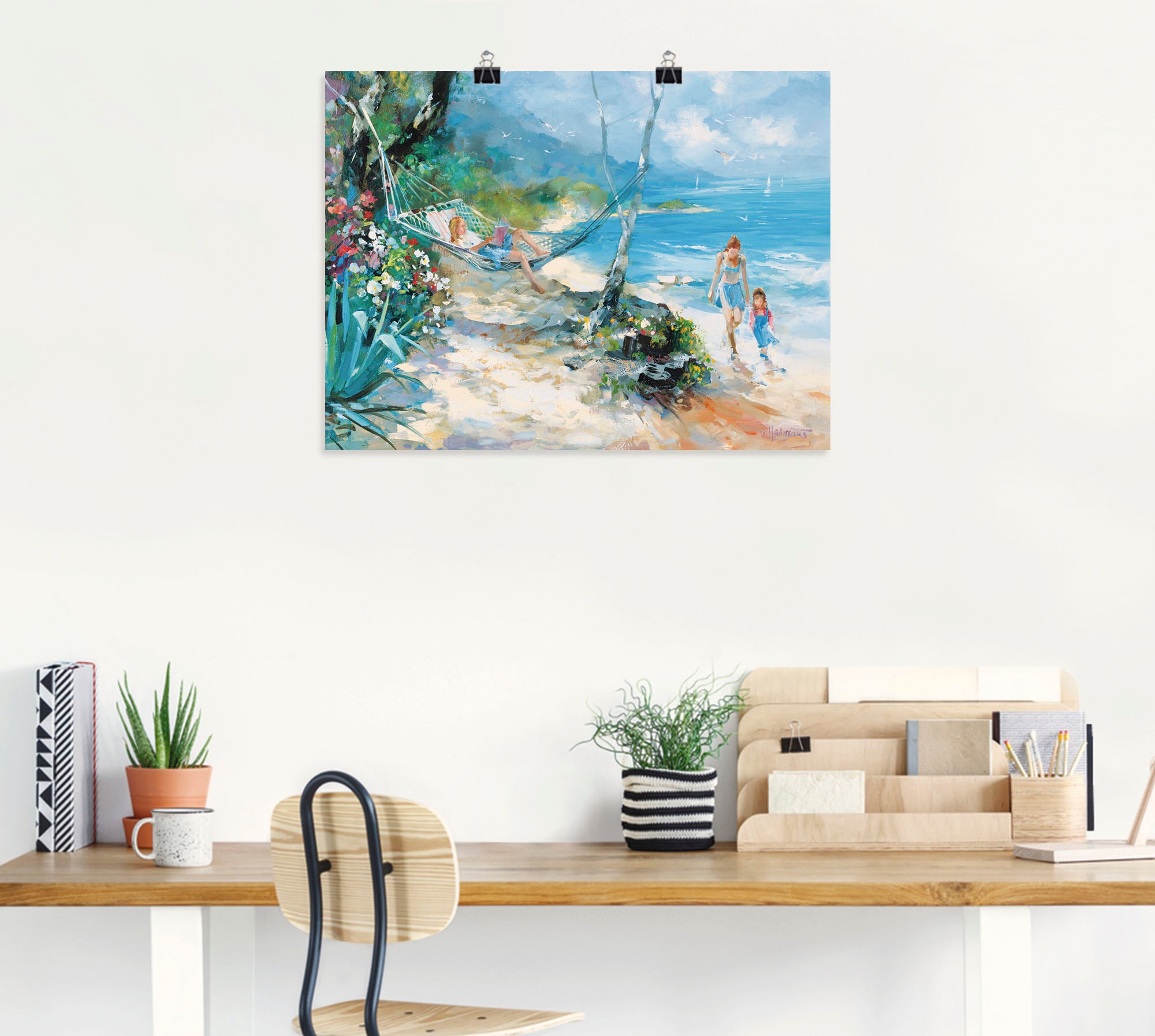 Artland Wandbild »Gelassenheit«, Strand, (1 St.), als Leinwandbild, Poster in verschied. Größen