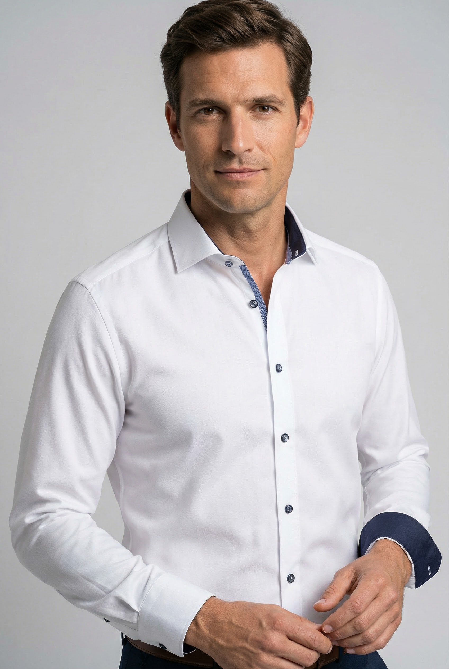OLYMP Businesshemd "Level Five body fit" mit extralangem Arm