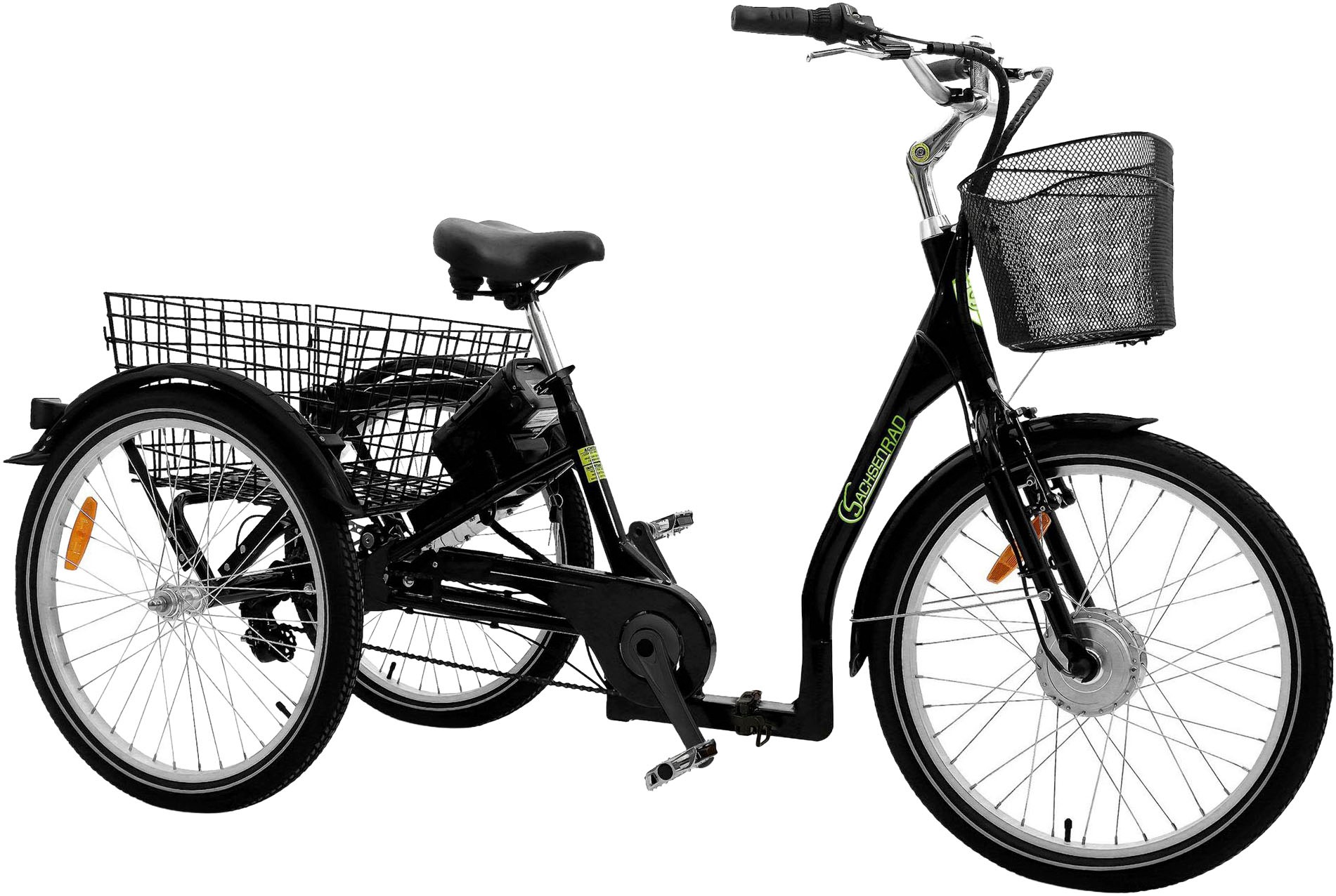 SachsenRAD E-Lastenrad T3A Trio II faltbar mit Alarmanlage