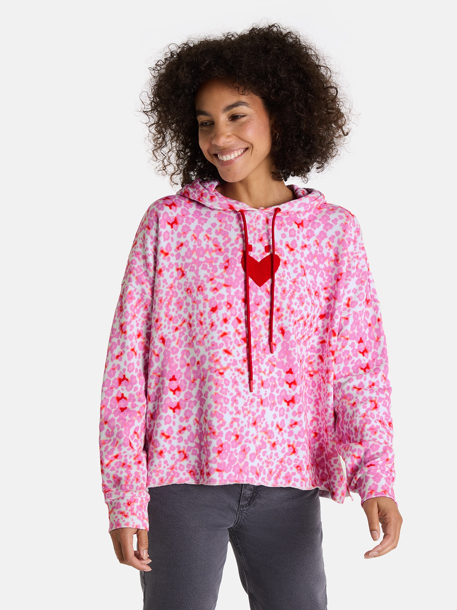 Lieblingsstück Kapuzensweatshirt "MioL", mit Alloverprint günstig online kaufen