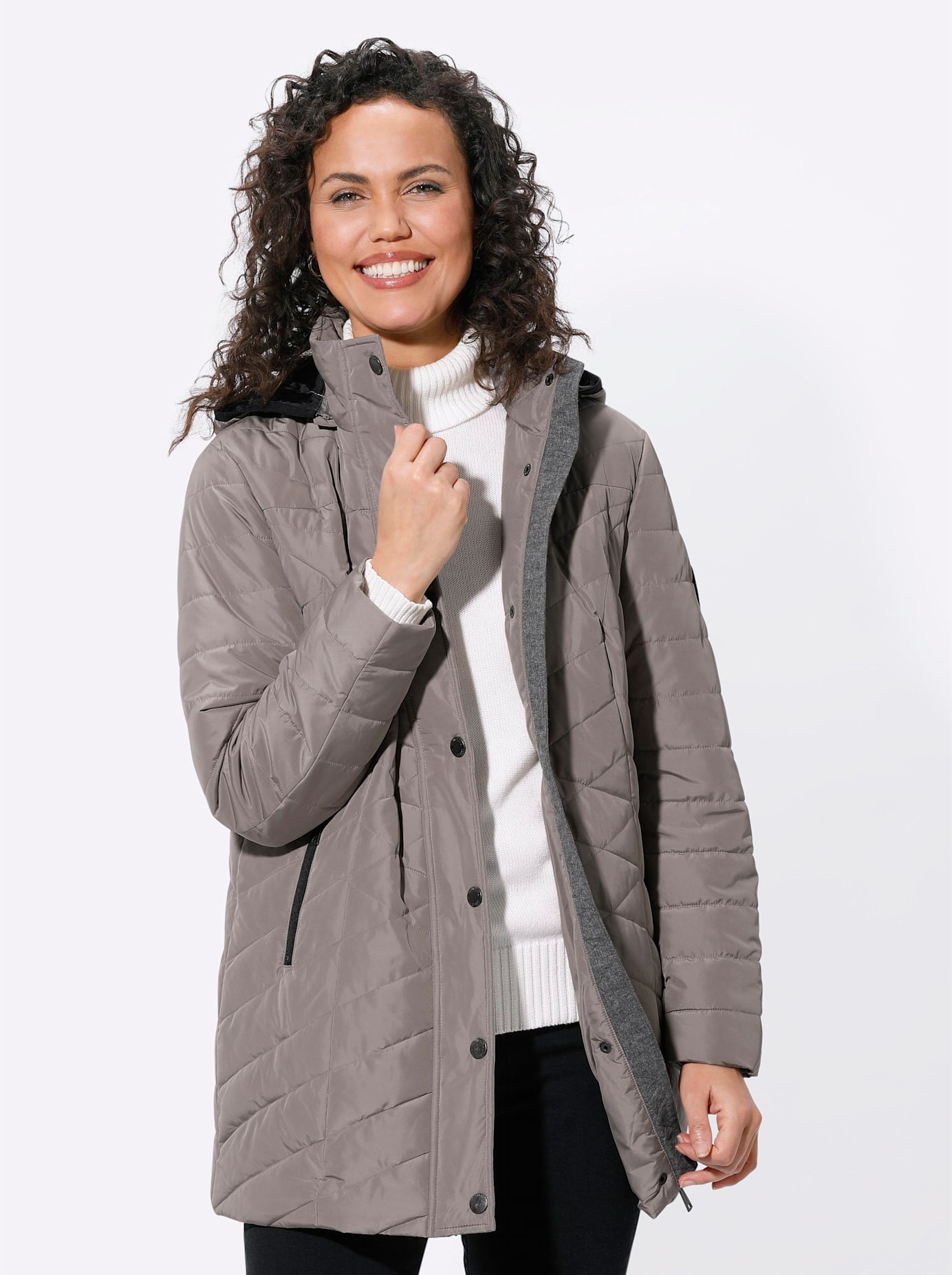 Casual Looks Steppjacke, mit Kapuze