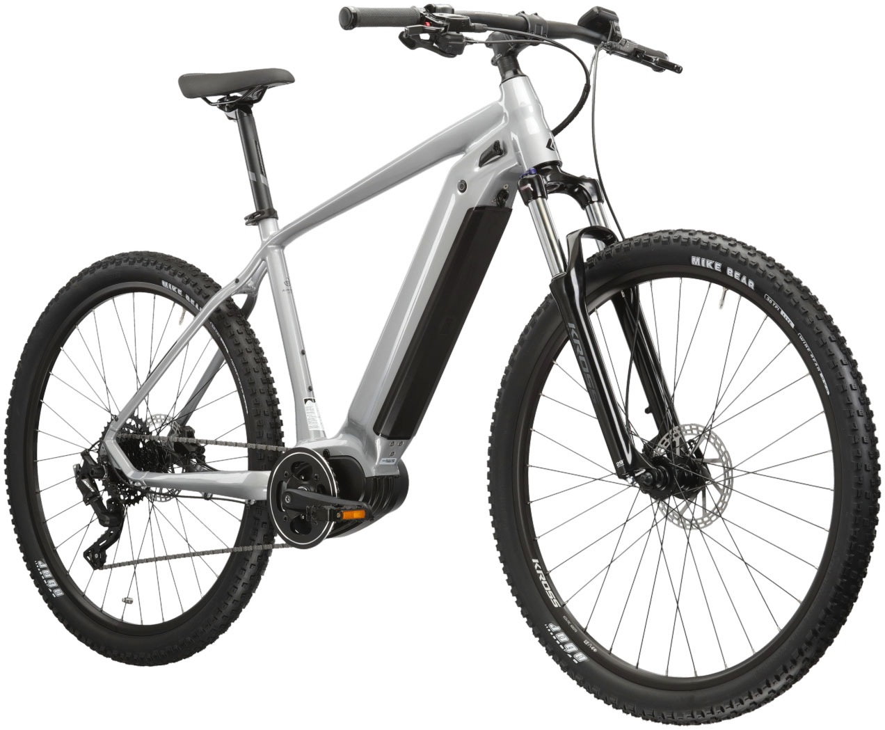 KROSS E-Bike "E-MTB Hexagon Boost 3.0 29 Zoll silberfarben", 41cm, 29 Zoll (73,66cm), silber, Elektrofahrräder, Pedelec, Elektrofahrrad für Damen und