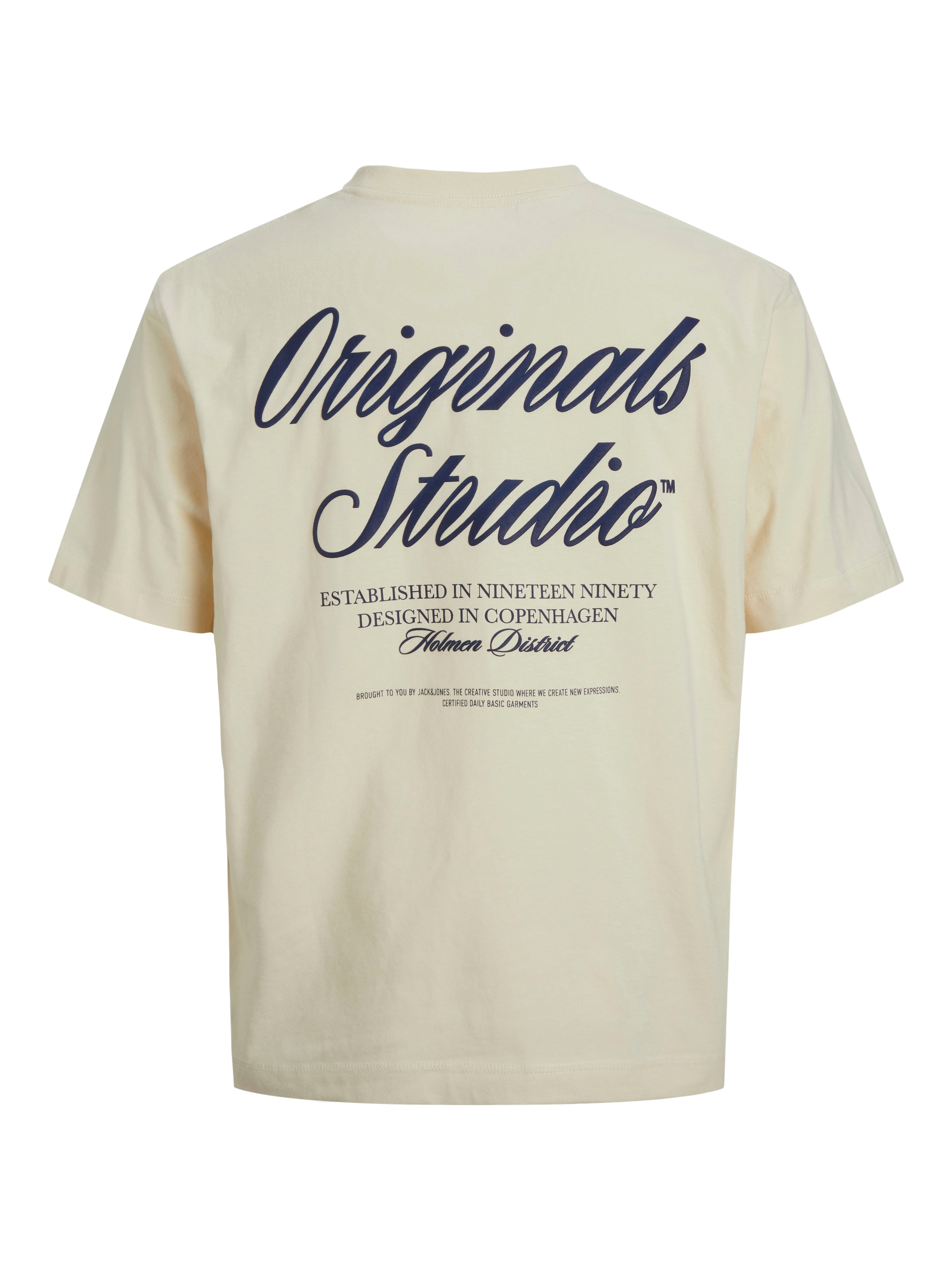 Jack & Jones Kurzarmshirt »JORNORREBRO TYPO TEE SS CREW NECK NOOS«