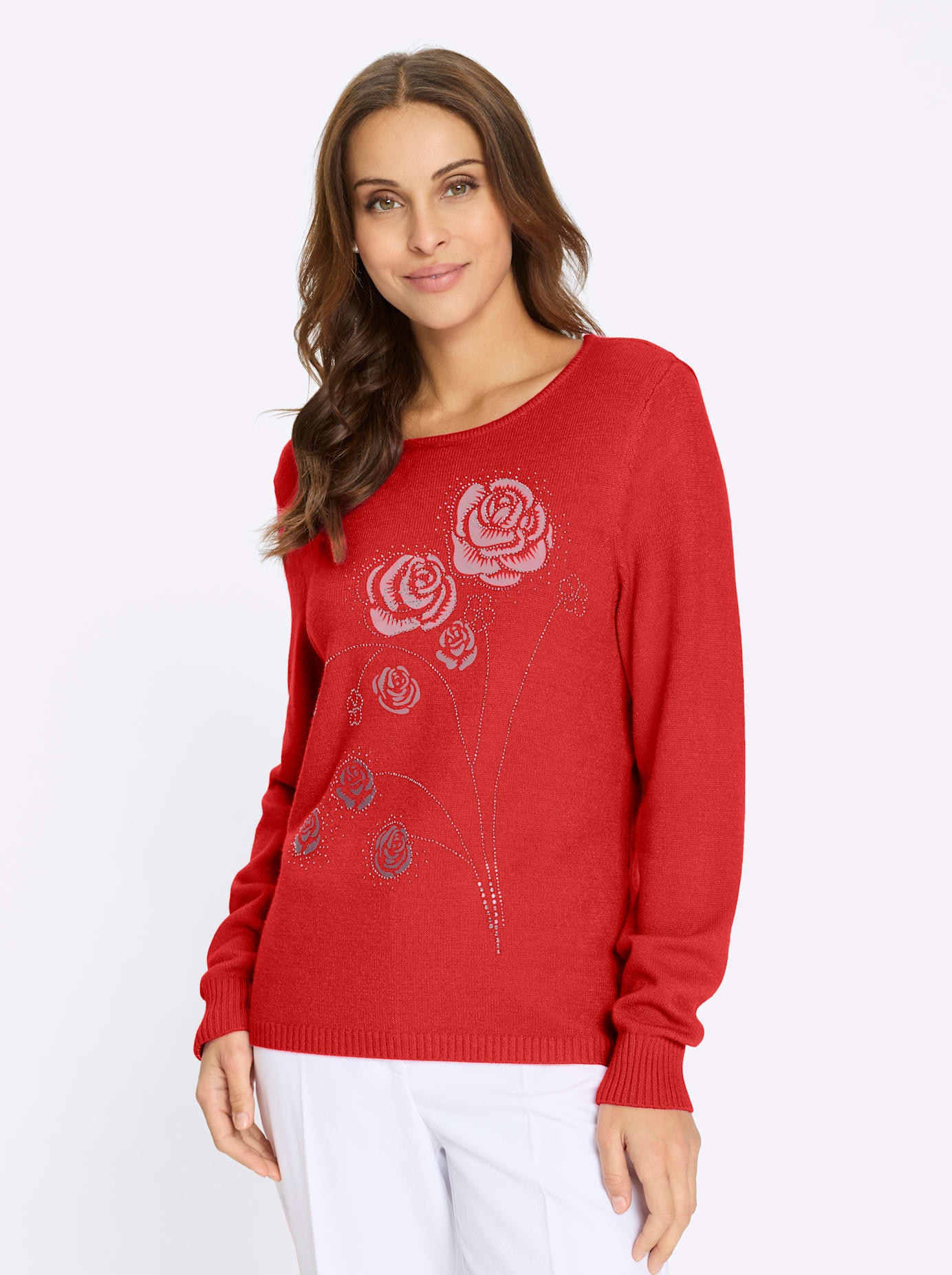 Lady Rundhalspullover "Pullover" günstig online kaufen
