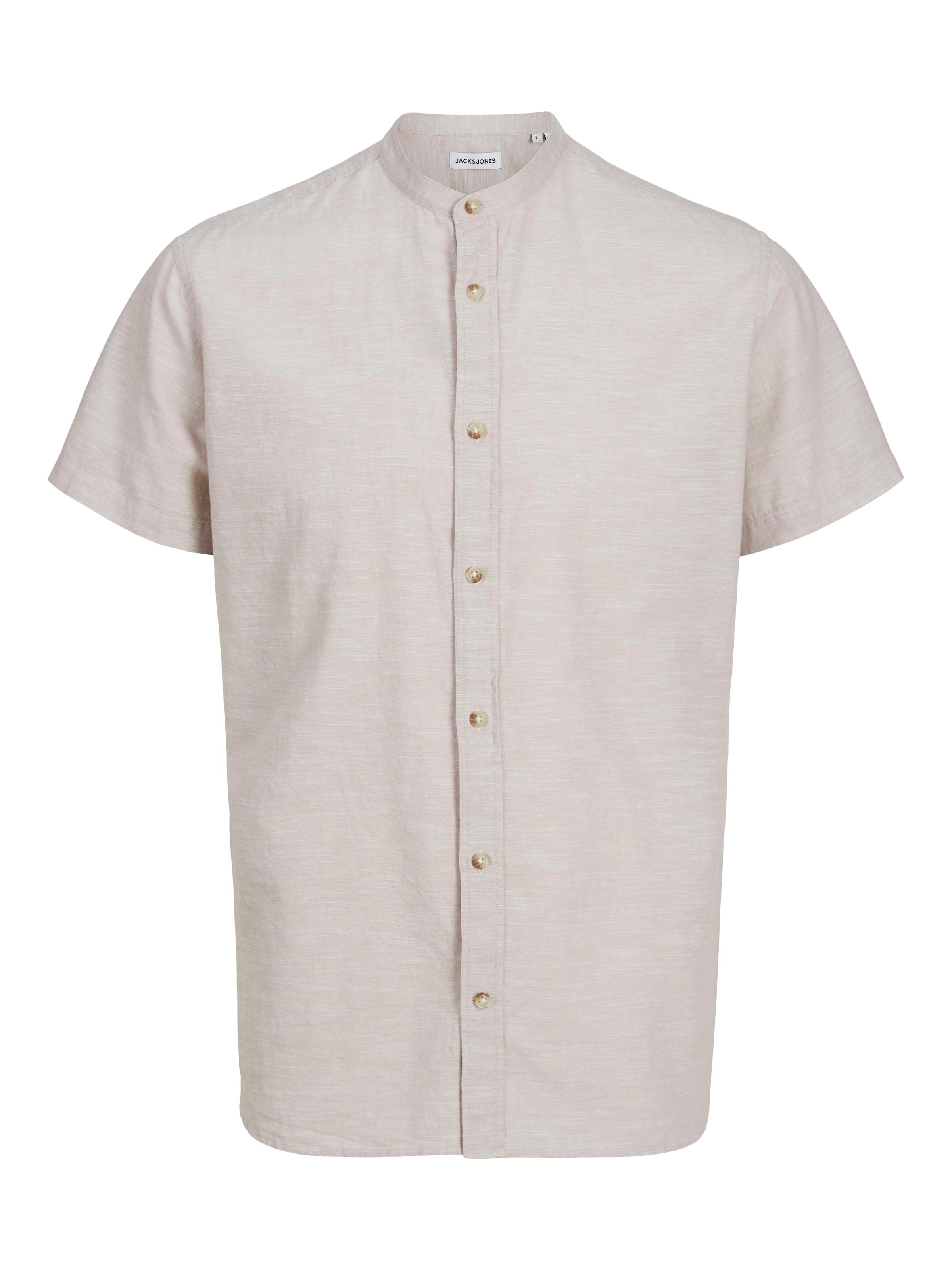 Jack & Jones Kurzarmhemd »JJESUMMER BAND SHIRT SS SN«, mit Bandkragen
