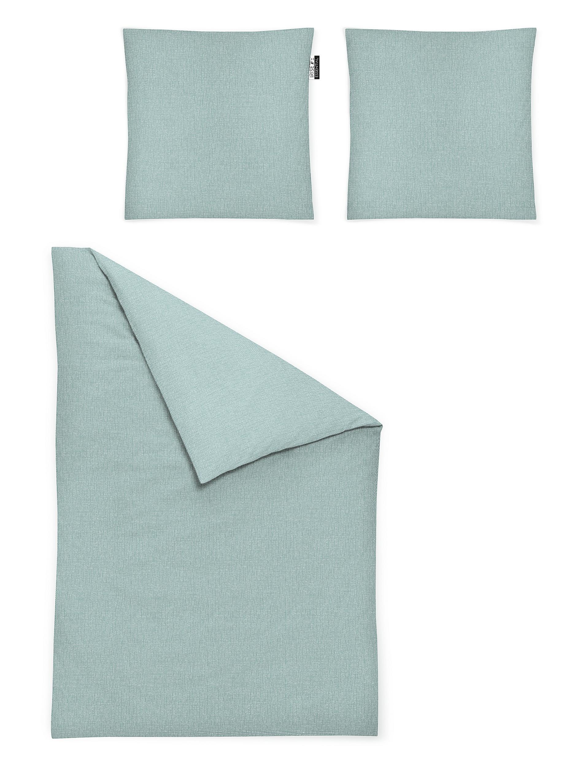 Irisette Bettwäsche "Carla in Gr. 135x200, 155x220 oder 200x200 cm" 3 Stk. Bettwäsche aus Baumwolle, Bettwäsche mit Reißverschluss