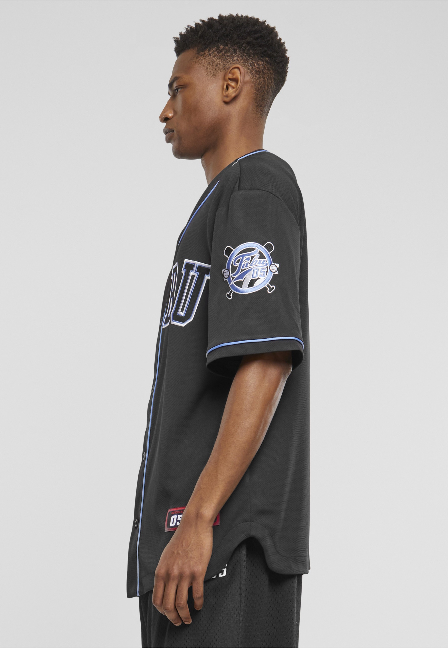Fubu T-Shirt »Fubu Herren FM242-002-1 Fubu College Mesh Baseball Jersey« 1 Stk.