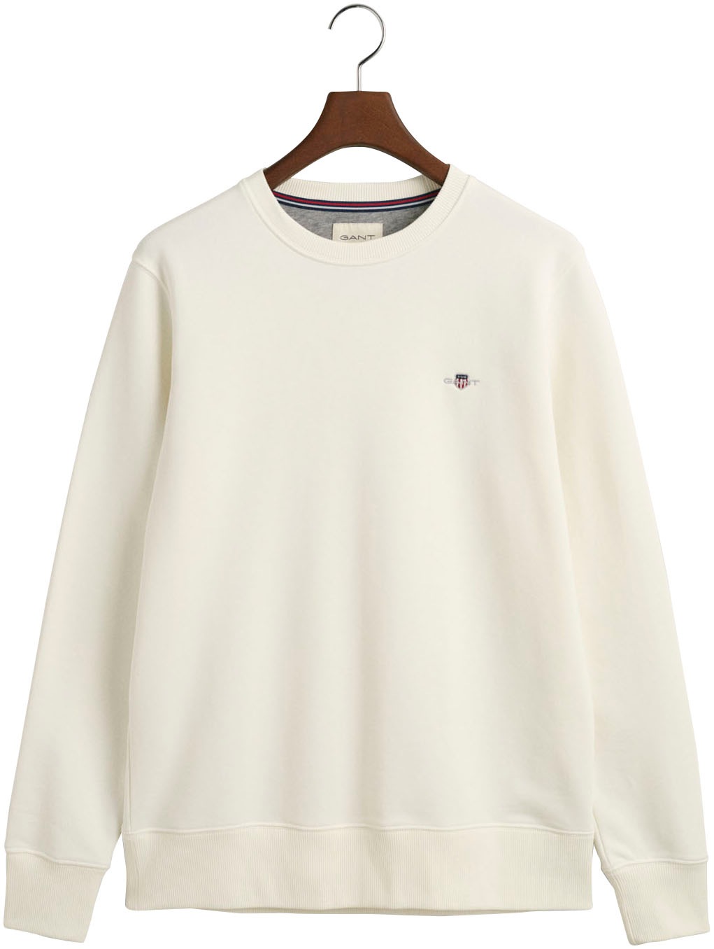 Gant Sweatshirt "REG SHIELD C-NECK SWEAT", mit Logostickerei auf der Brust günstig online kaufen