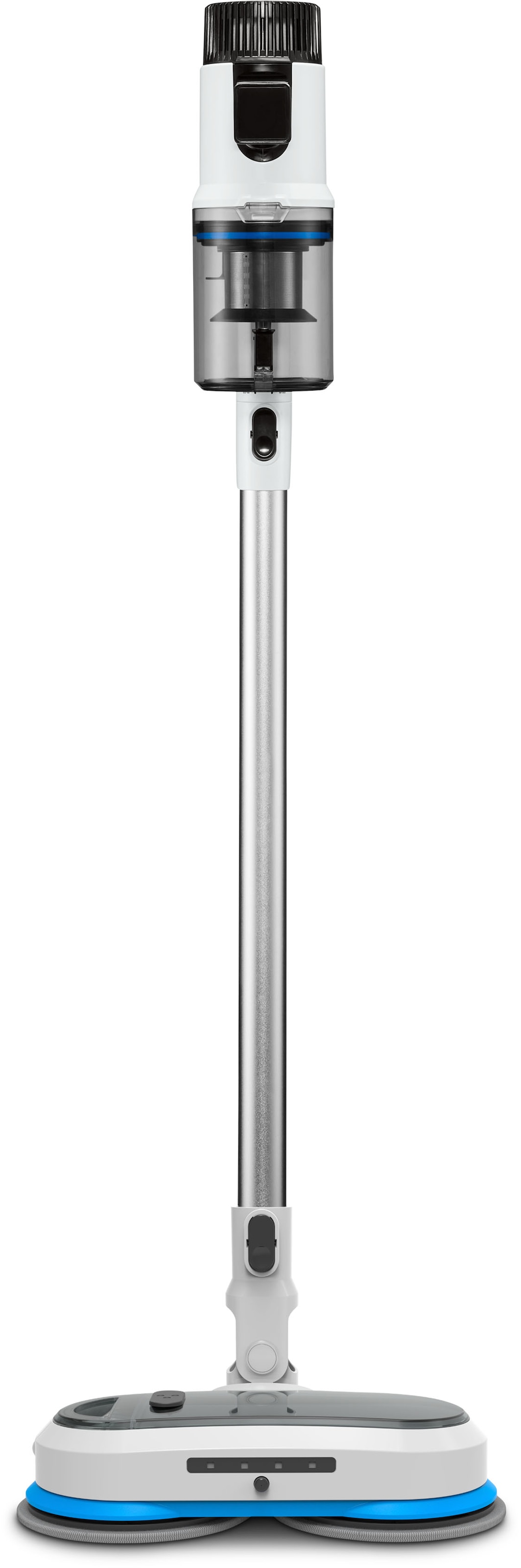 Medion® Akku-Stielstaubsauger »P400 W+ (MD 11860), elektrischer Wischaufsatz, 26 kPa Saugleistung«, LED-Touch-Display, Staubsensor, Wechselakku, integriertes Zubehör