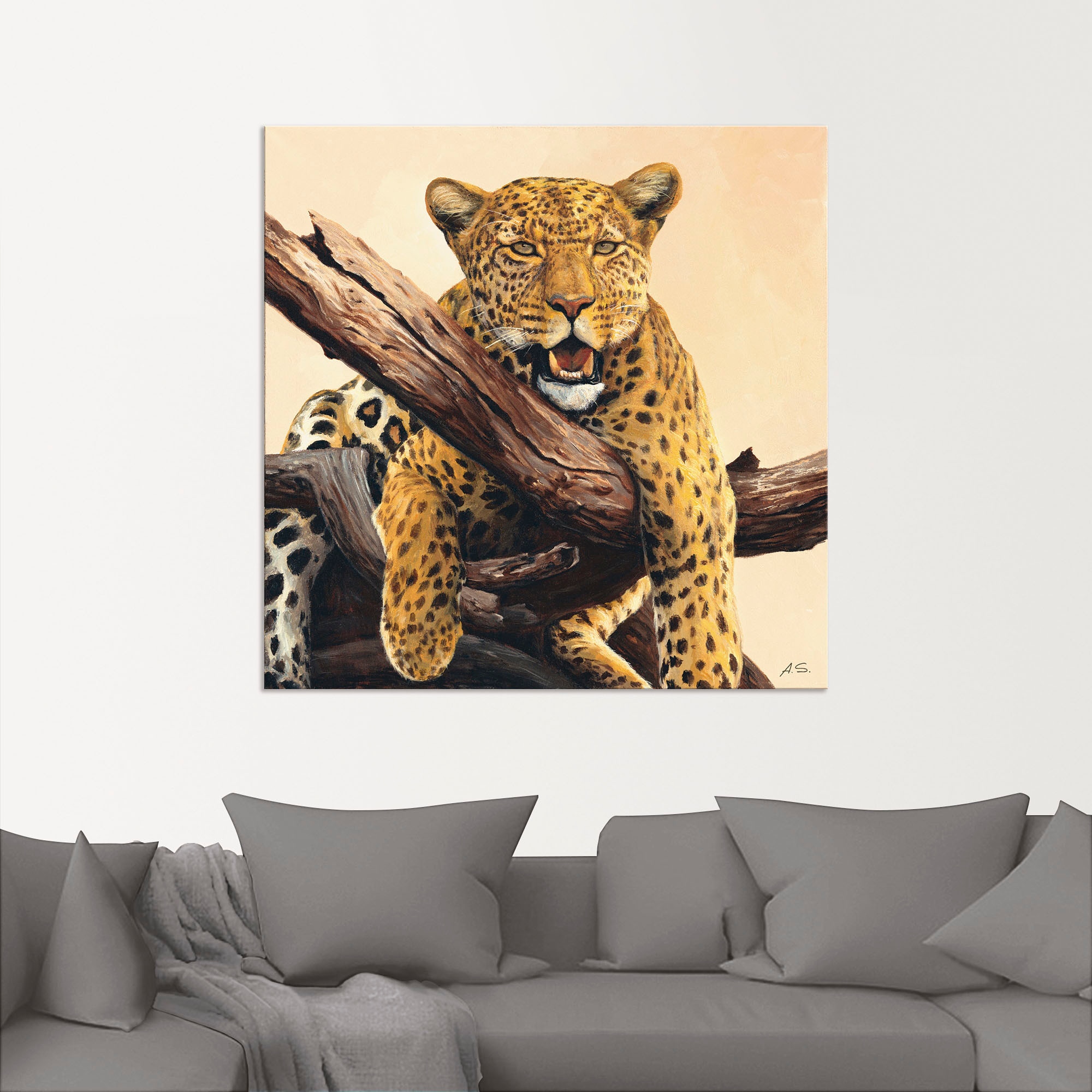 Artland Wandbild "Zeit zum Mittagessen", Wildtiere, (1 St.), als Alubild, O günstig online kaufen