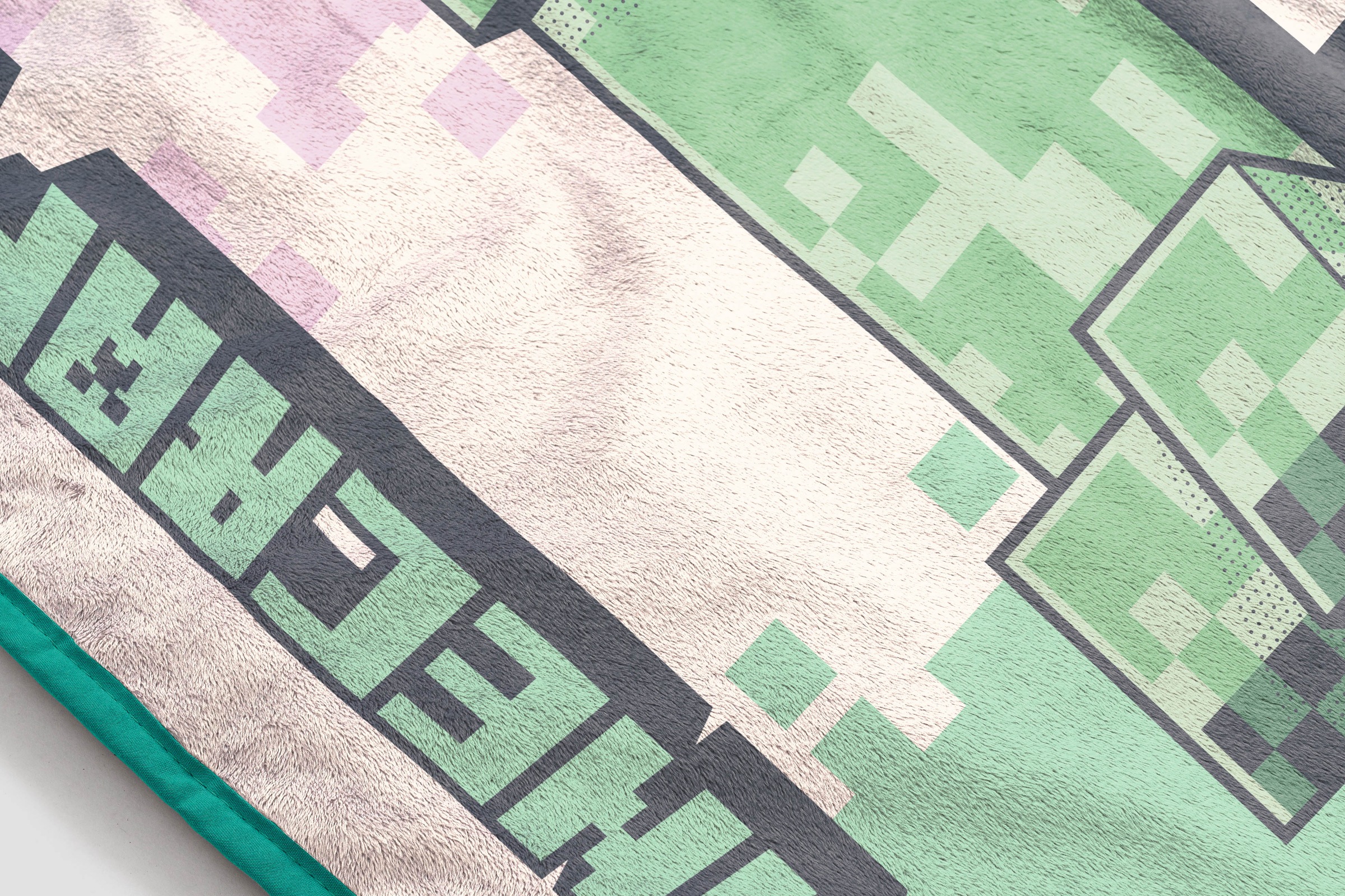 Minecraft Kinderdecke »Minecraft Creeper 130 x 150 cm« flauschig