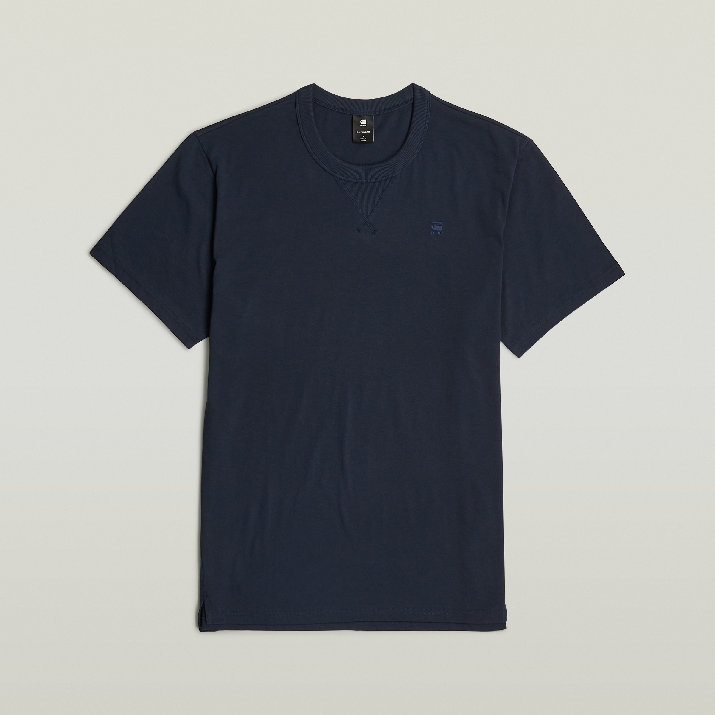 G-STAR T-Shirt »Nifous« Rundhals, mit Rippeinsatz