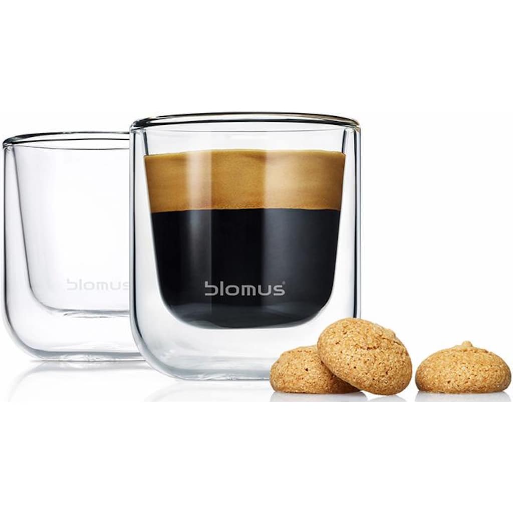 BLOMUS Espressoglas »NERO«, (Set, 2 tlg.)