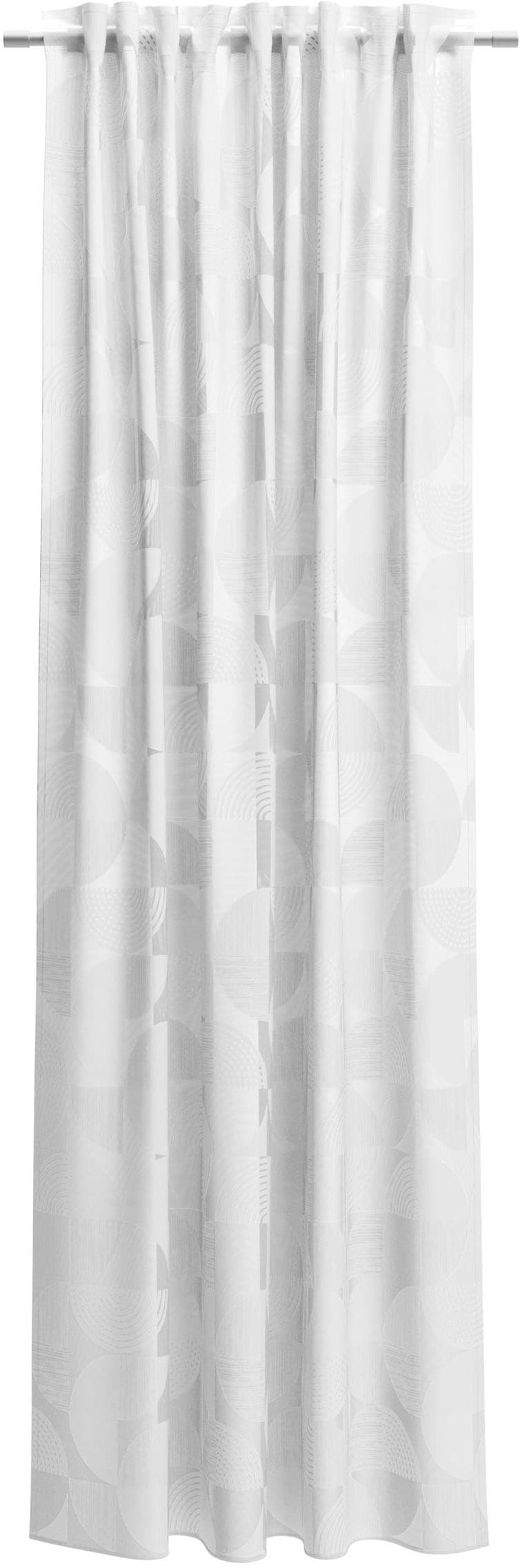 Neutex for you! Vorhang »CIRCLE« Multifunktionsband 1 Stk. tlg. Bedruckter Ausbrenner mit moderner Kreisgrafik