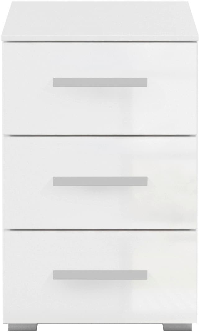 rauch Nachtkommode »Nachttisch Nachtkonsole Nachtschrank KOLUNA mit Hochglanzfront«, (Breite 40 cm), mit 3 geräumigen Schubladen für viel Stauraum MADE IN GERMANY