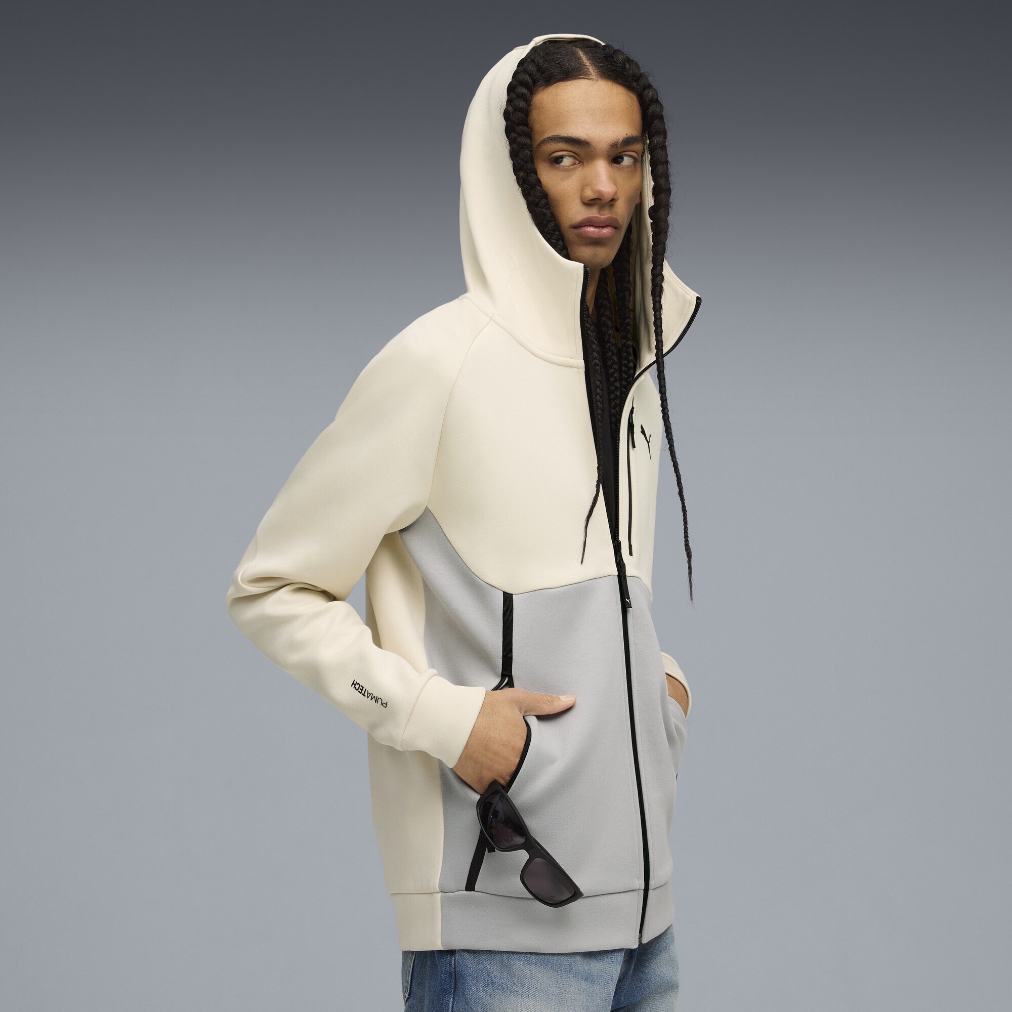 PUMA Sweatjacke »PUMATECH Hoodie mit durchgehendem Reißverschluss Herren«