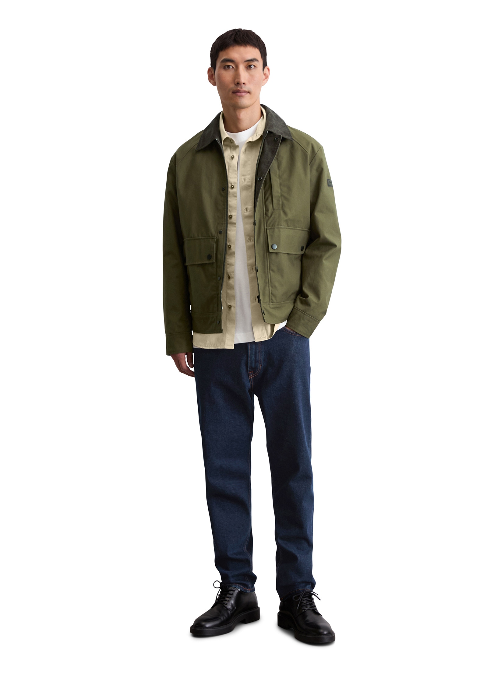 Marc O'Polo Outdoorjacke »aus wasserabweisendem Dry Wax Cotton«