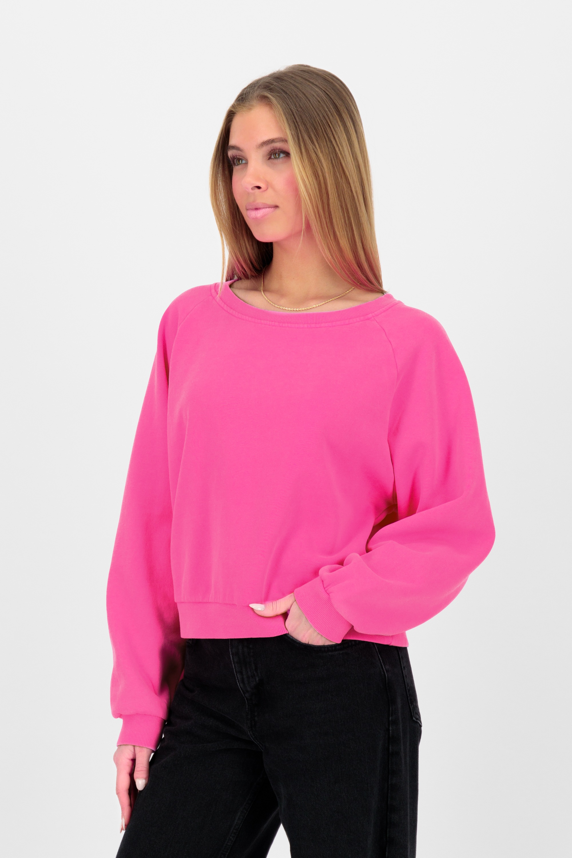 Alife & Kickin Sweatshirt »Damen TeonaAK A«, Basic Pullover mit Rundhalsausschnitt