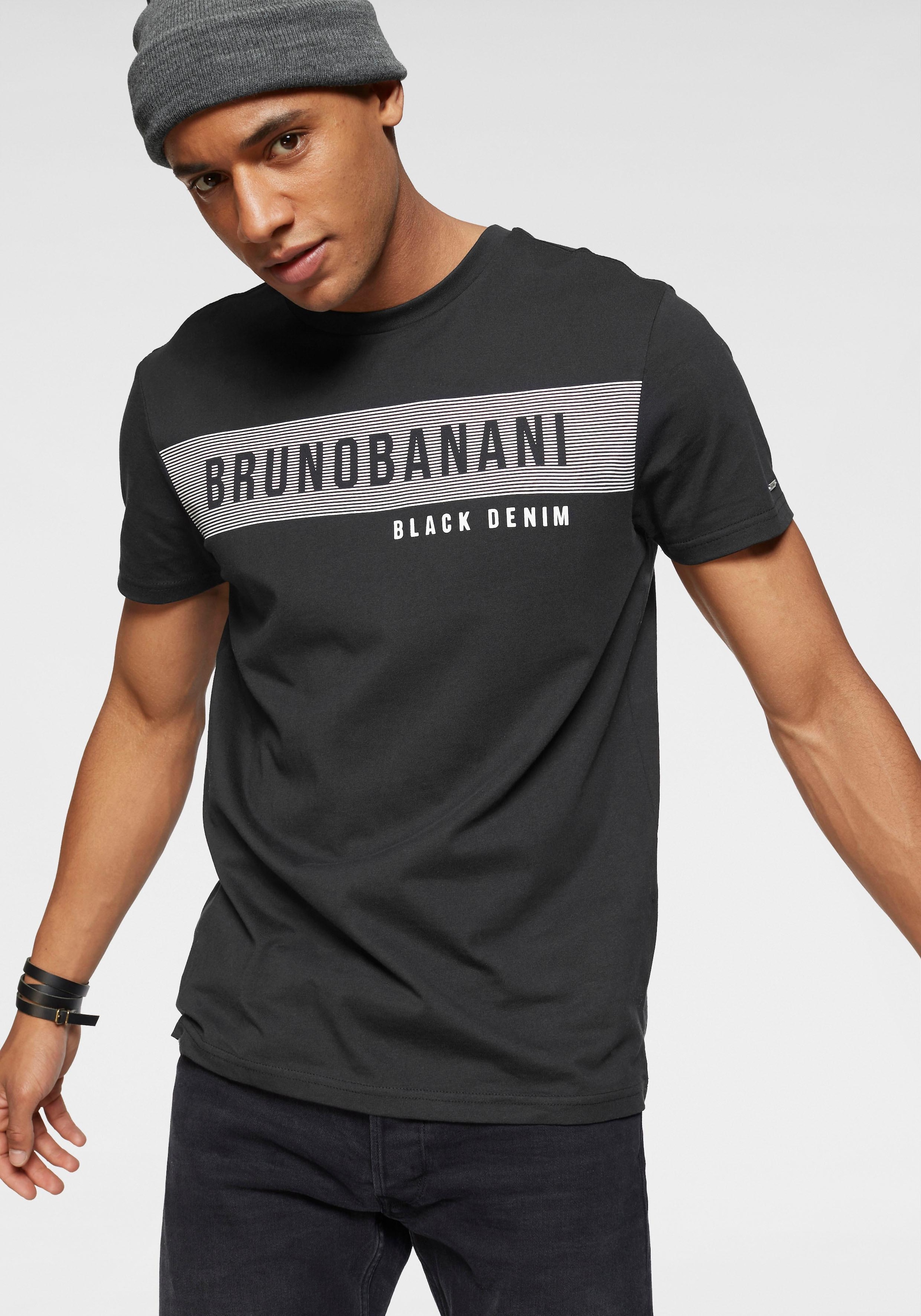 Bruno Banani T-Shirt, BAUR mit ▷ Markenprint kaufen 
