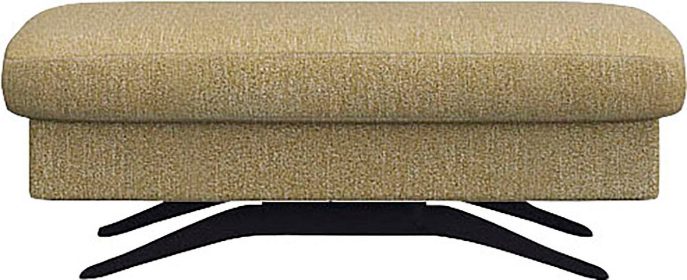 FLEXLUX Pouf »Glow Sitzhocker, Polsterhocker«, Hocker mit Stauraum, Fuß schwarz