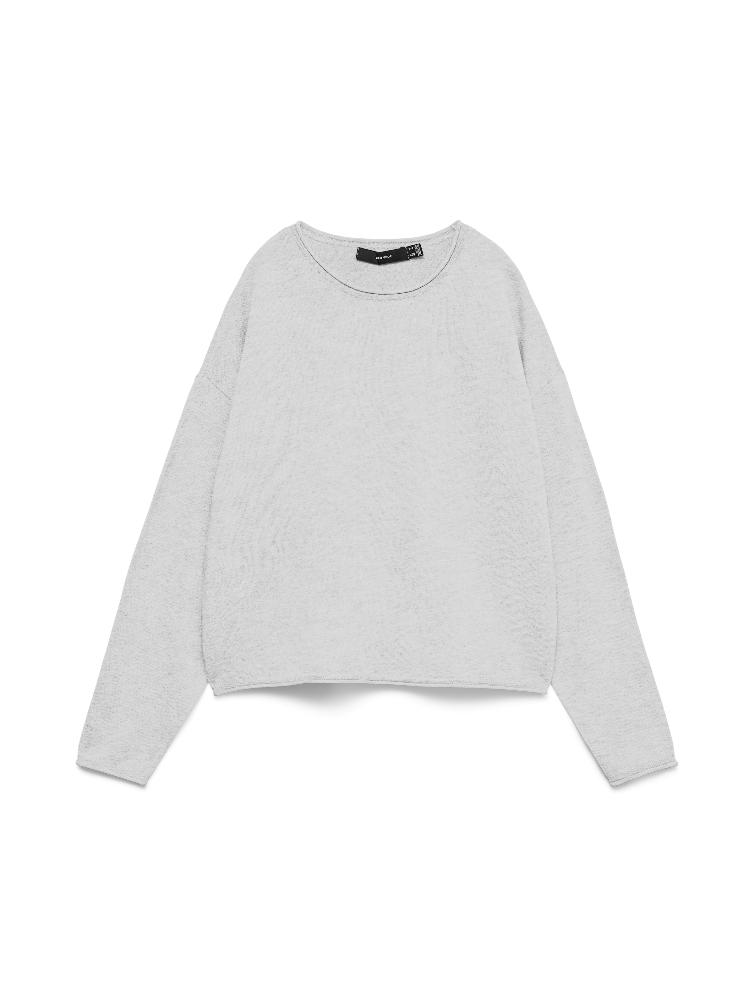 Vero Moda Strickpullover "VMEXCITING PLAIN LS O-NK ROLL PULLOV BOO" günstig online kaufen