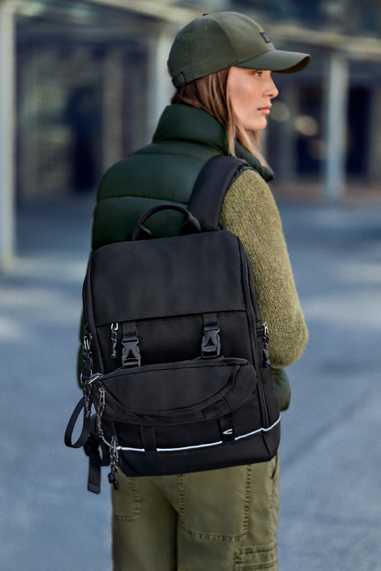 camel active Rucksack »Connect«, perfekt durchdachtes modulares Reisetaschensortiment in vielen Styles