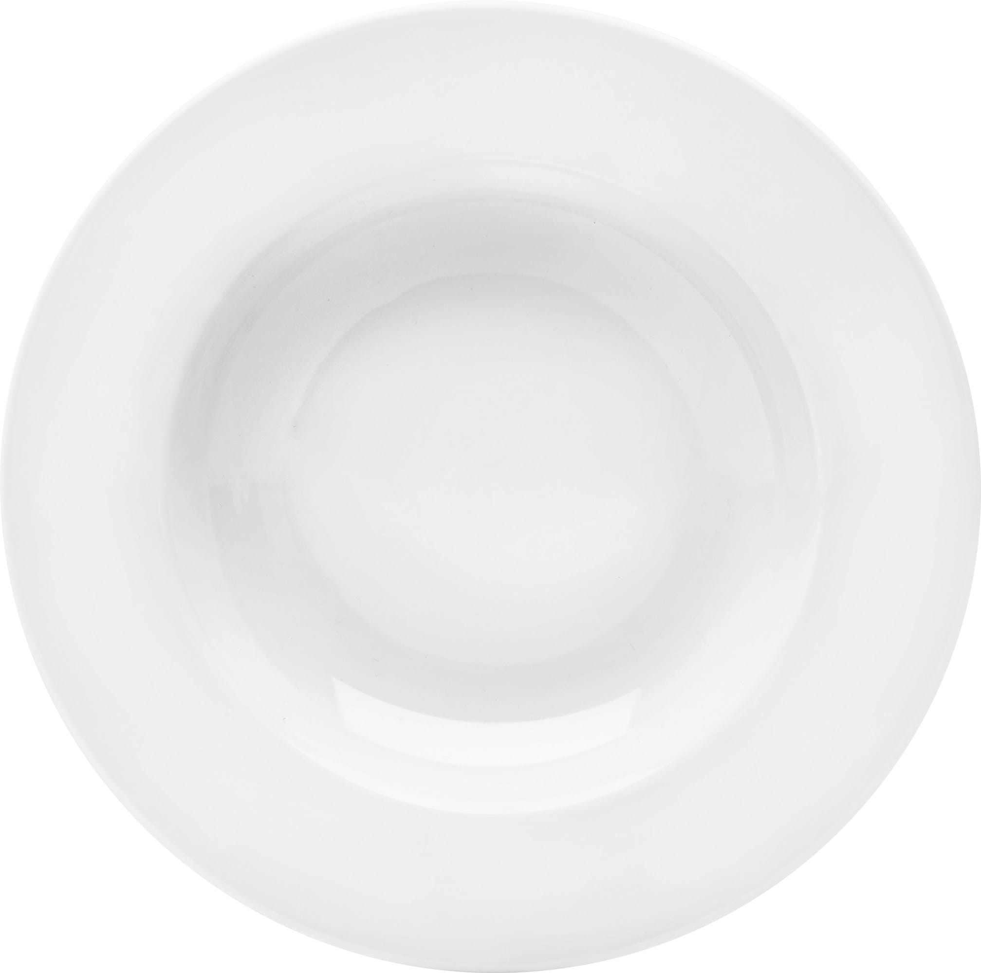 VAN WELL Suppenteller "Gourmet", 22,5cm, weiß, Speiseteller, spülmaschinenfest und mikrowellengeeignet, Porzellan, Ø 22,5 cm