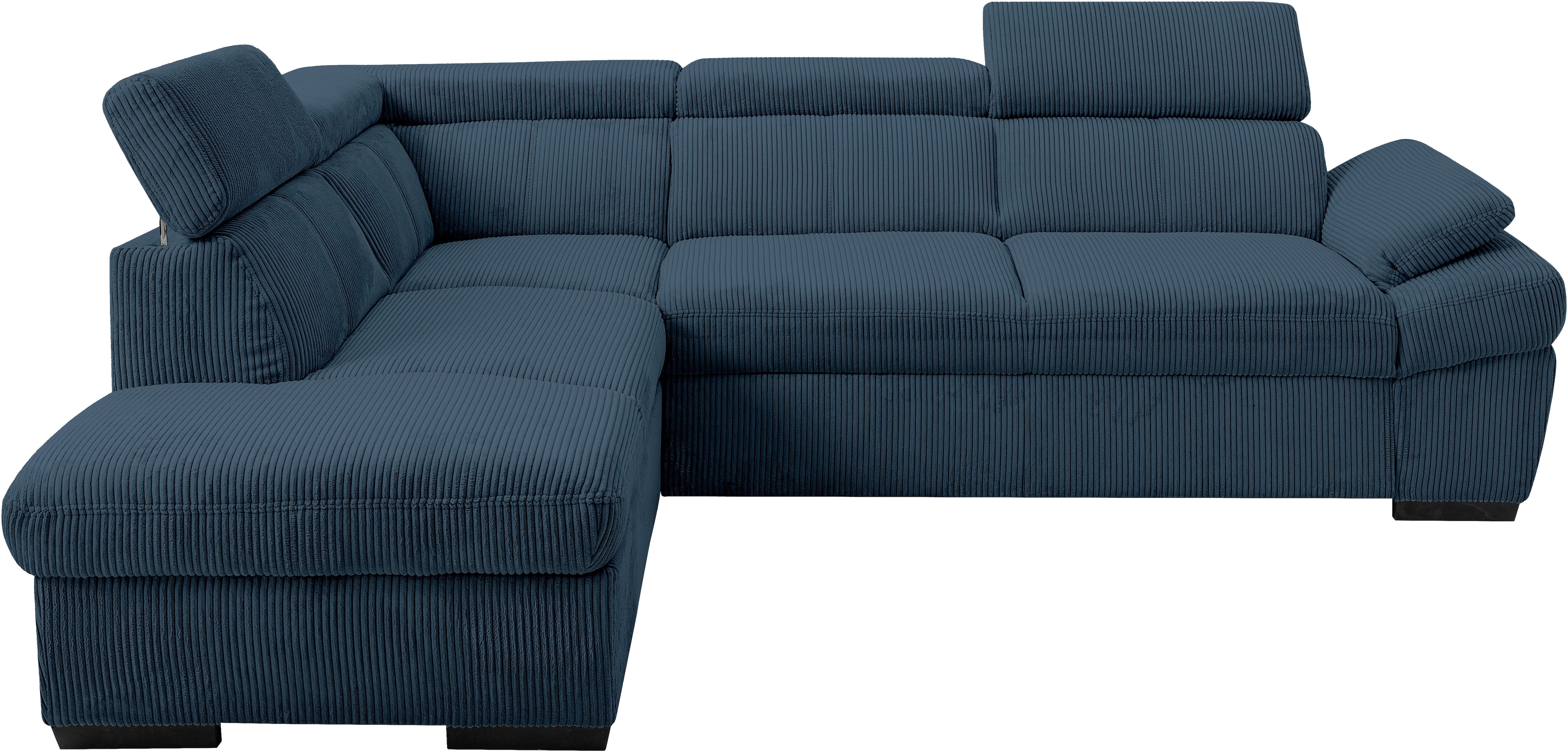 exxpo - sofa fashion Ecksofa inkl. Kopf- und Armteilverstellung, wahlweise mit Bettfunktion
