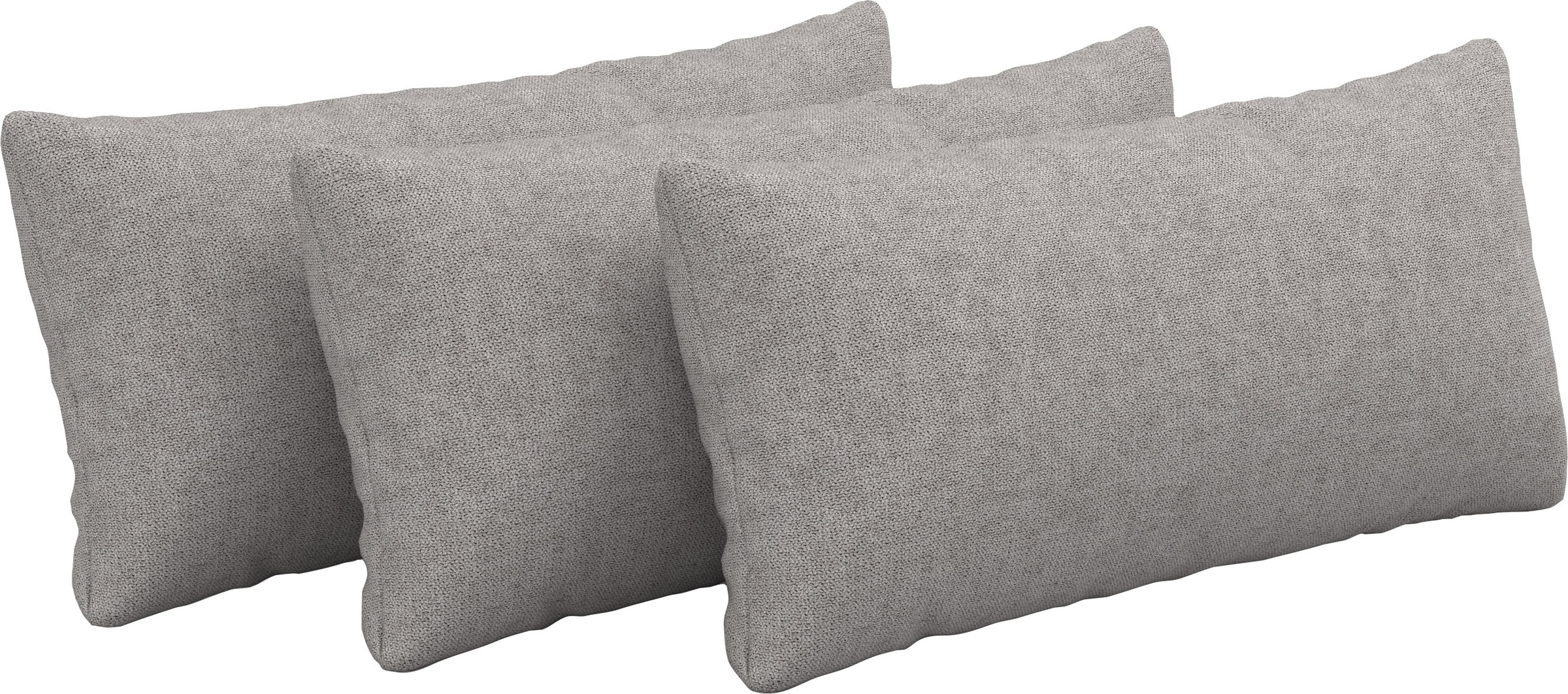 Auflagekissen SIT & MORE, B:60cm H:30cm T:10cm, grau, 95%Polyester 5%Polyamid, Polsterauflagen, "Dance"