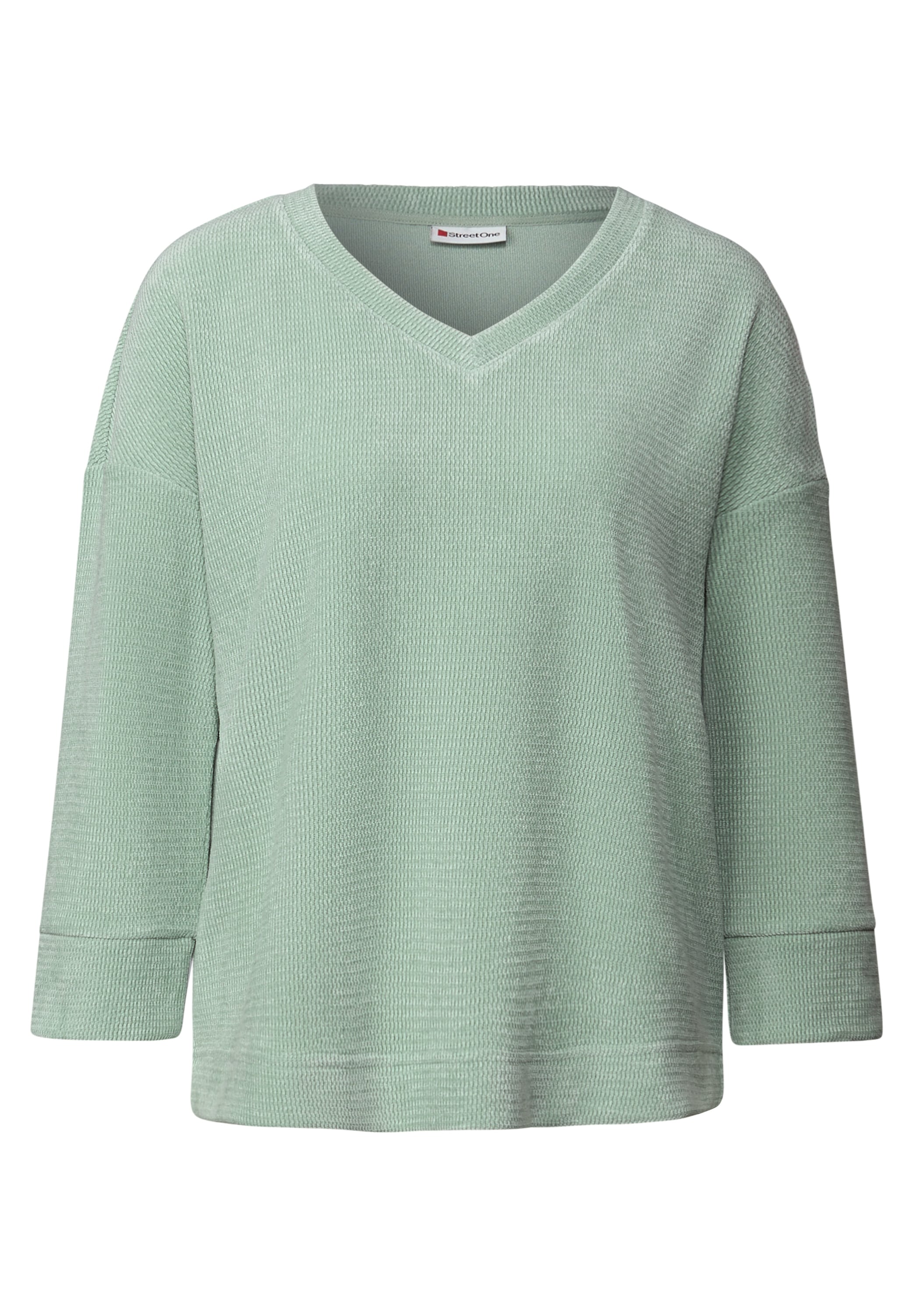 STREET ONE 3/4-Arm-Shirt, mit V-Ausschnitt