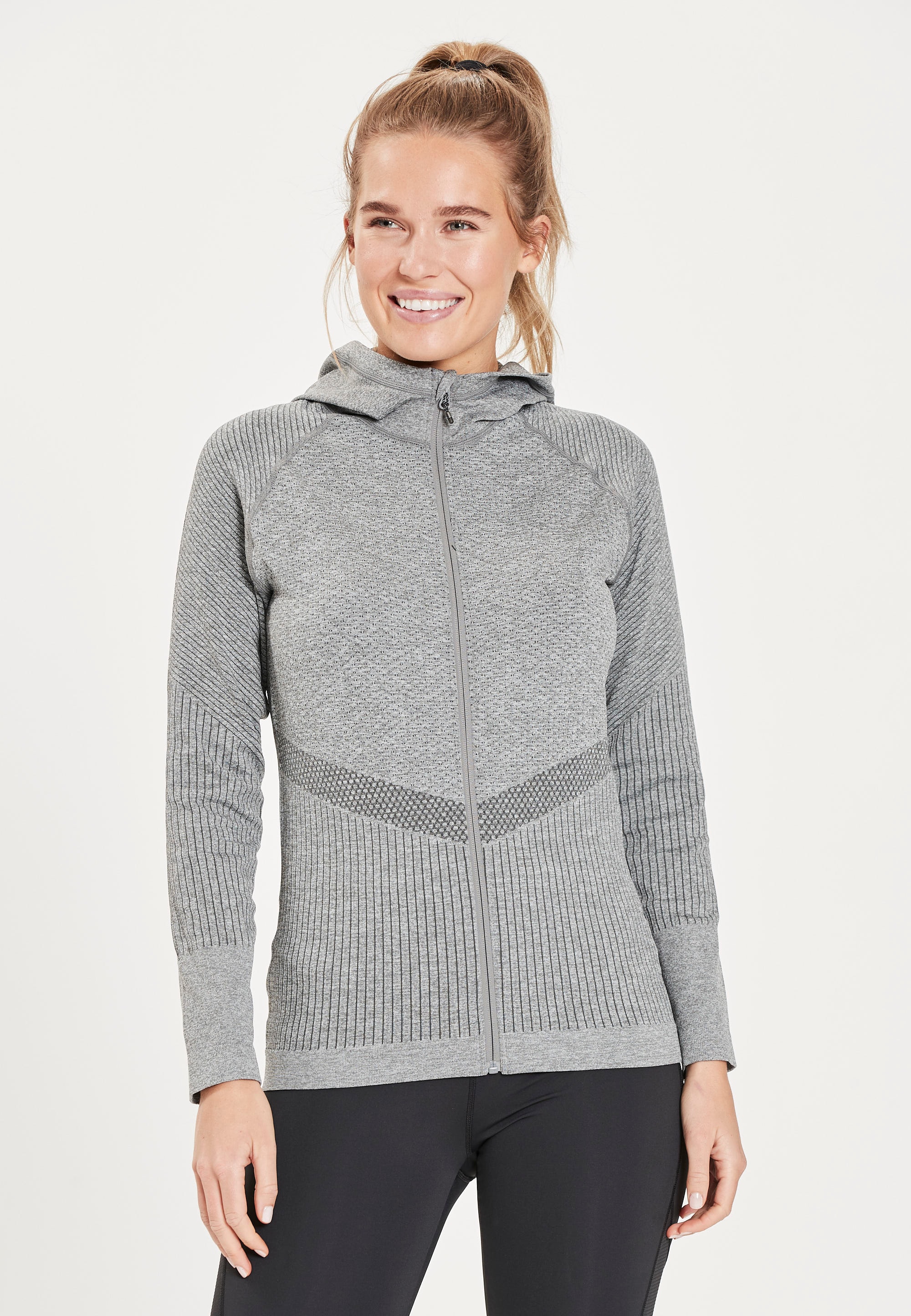 Kapuze mit Seamless«, | »Alysa BAUR kaufen Trainingsjacke ATHLECIA