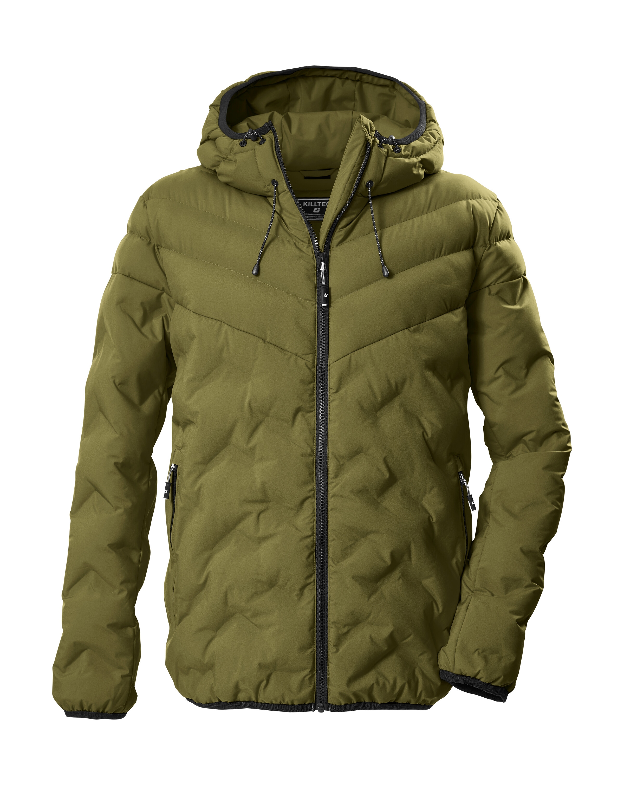 KILLTEC Herren Steppjacke "KOW 295 MN JCKT"grün, Gr. L, Oberseite: 100% Polyester;Rückseite: 100% Polyester;Obermaterial 2: 100% Polyester;Futter: