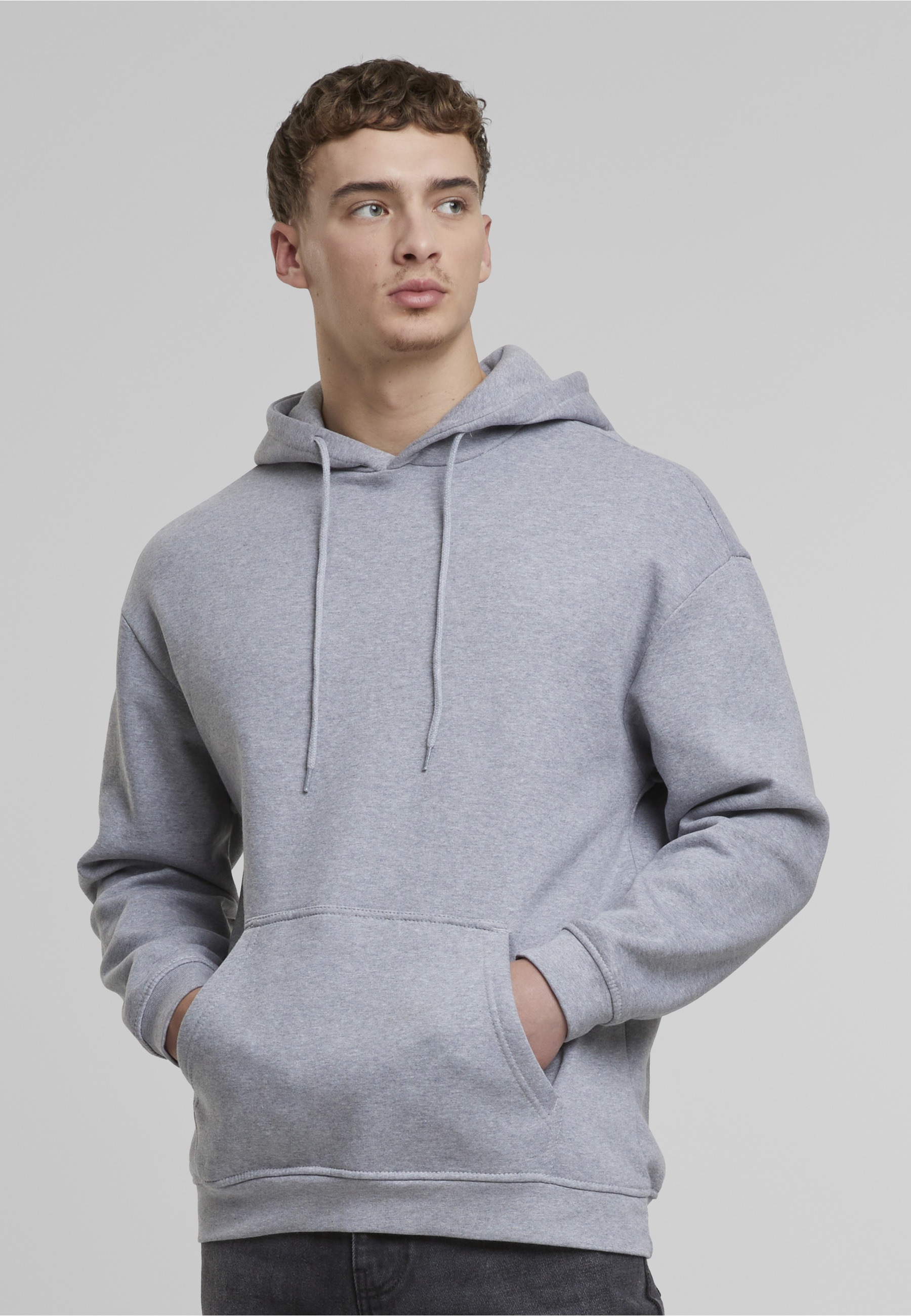 Urban Classics Basic Oversized Hoodie Heather Grey M 2