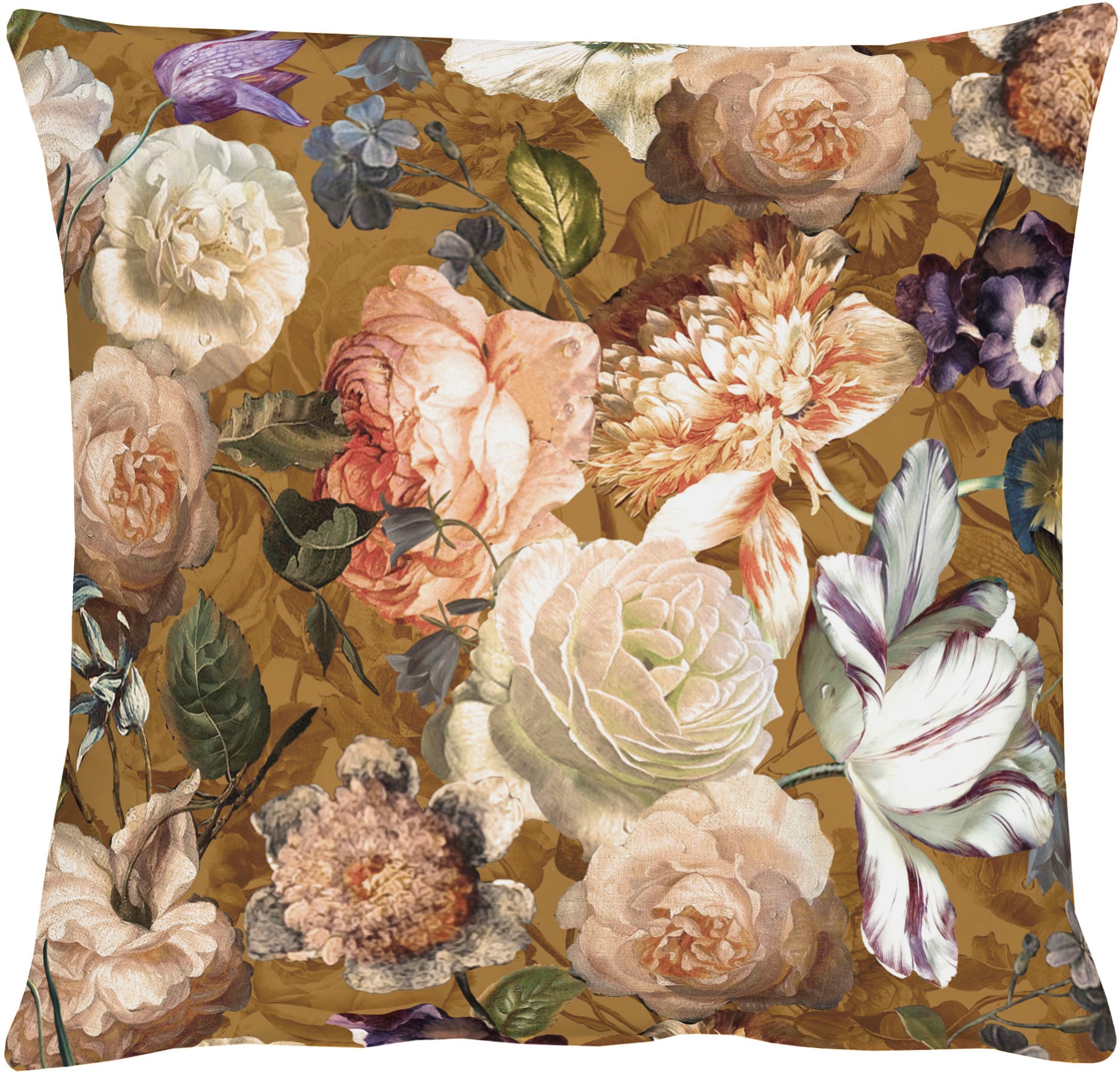 APELT Dekokissen »5251«, mit floralem Muster, Kissenhülle ohne Füllung, 1 Stück