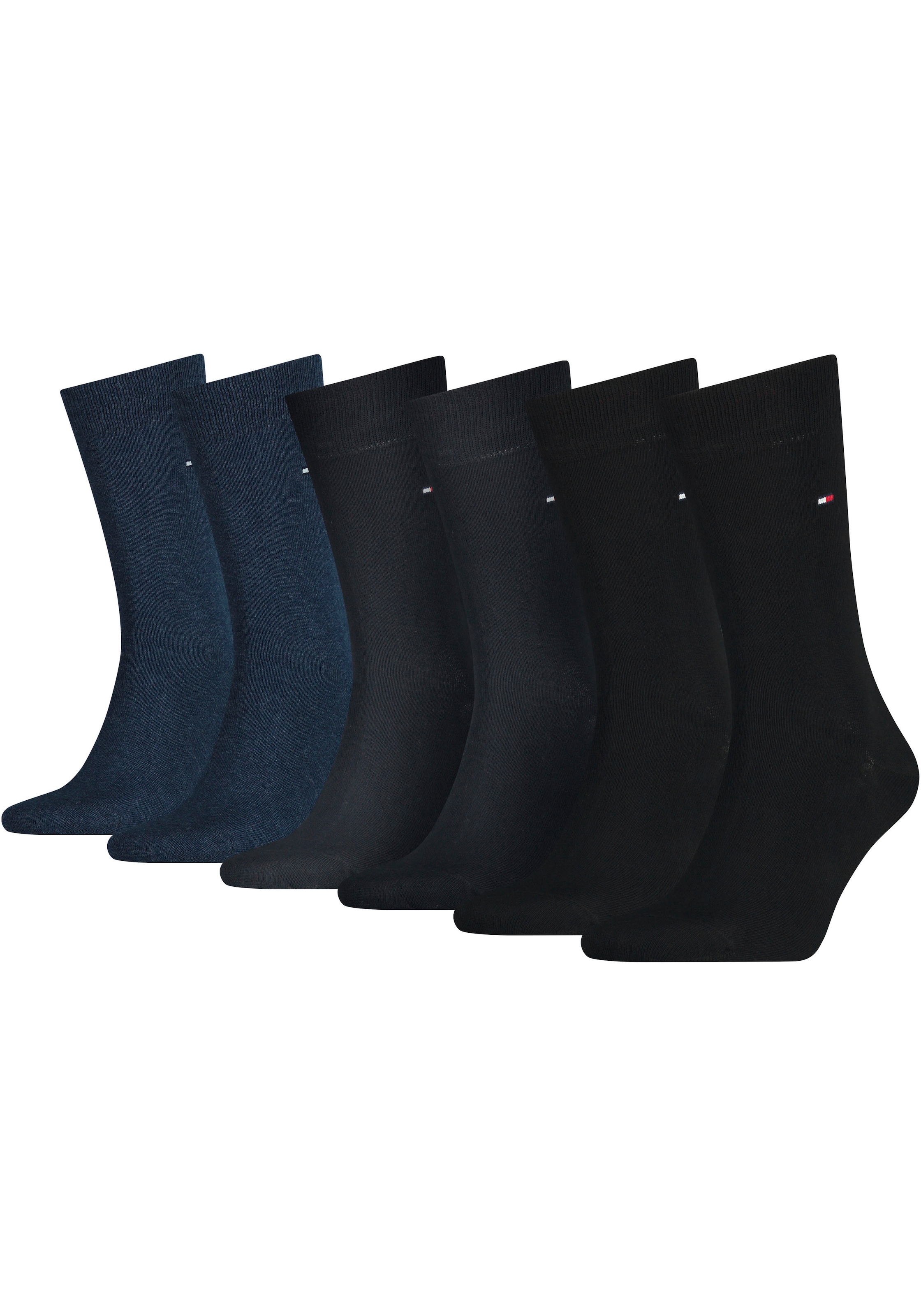 Tommy Hilfiger Socken, (Packung, 6 Paar), mit gekämmter Baumwolle günstig online kaufen