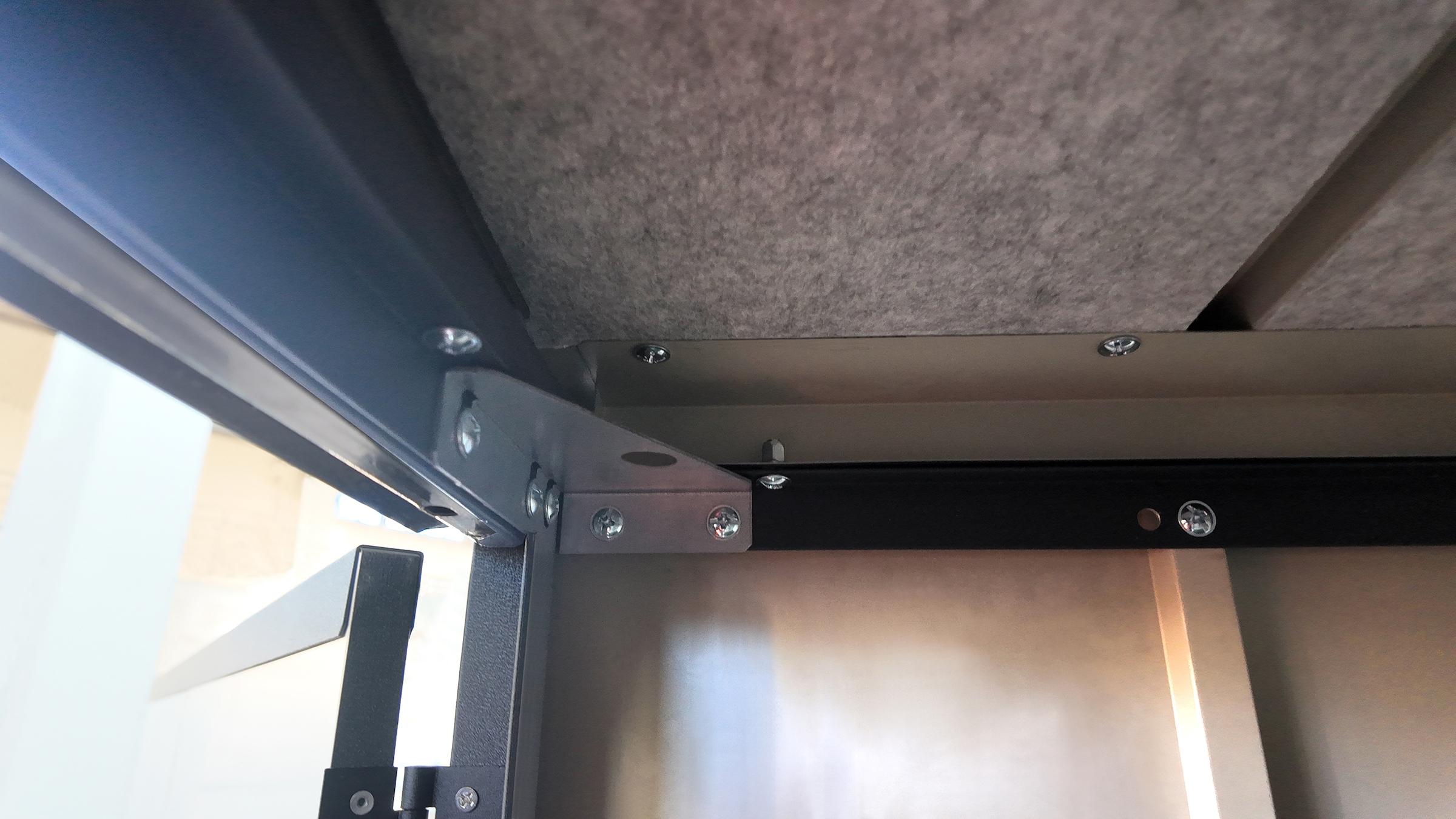 weka »Gary Gr. 8, aus Metall mit Holzoptik, anthrazit« aus pulverbeschichtetem, verzinktem Stahl