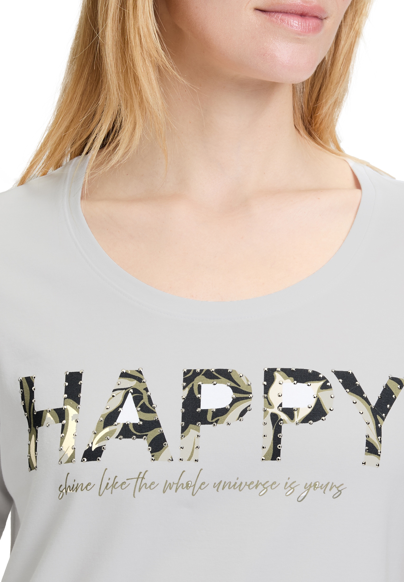 Betty Barclay Kurzarmshirt »Betty Barclay Basic Shirt mit Placement«, (1 tlg.)