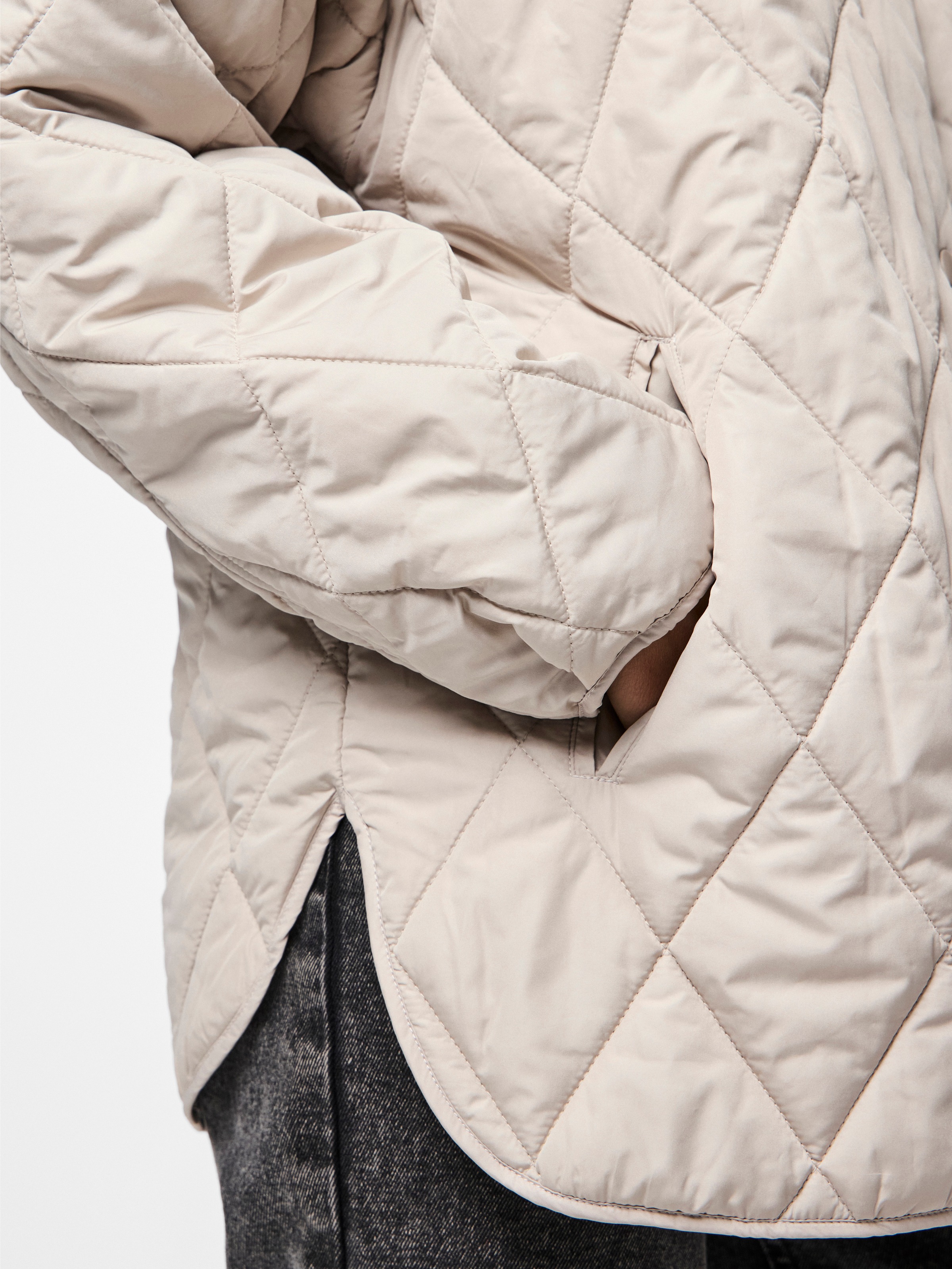 pieces Steppjacke "PCSTELLA QUILTED JACKET NOOS BC" Kunstfaser günstig online kaufen